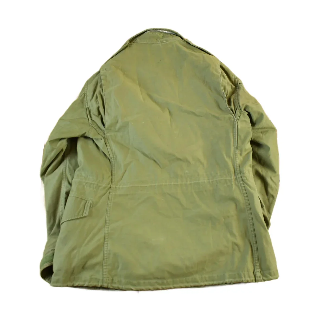 Vintage 1960s 1970s Military Field Coat Men's Small - Image 2