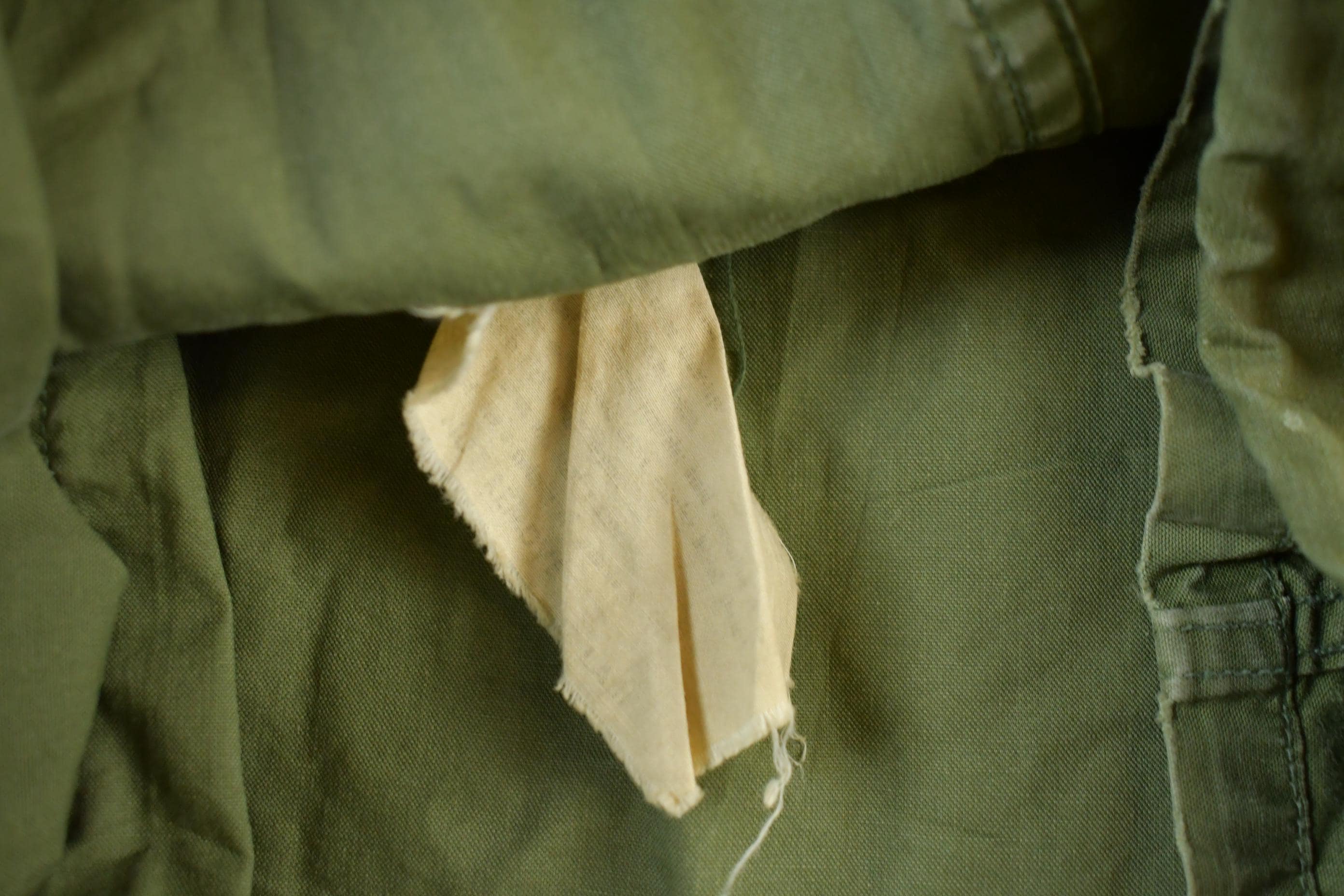 Vintage 1960s 1970s Military Field Coat Men's Small - Image 5