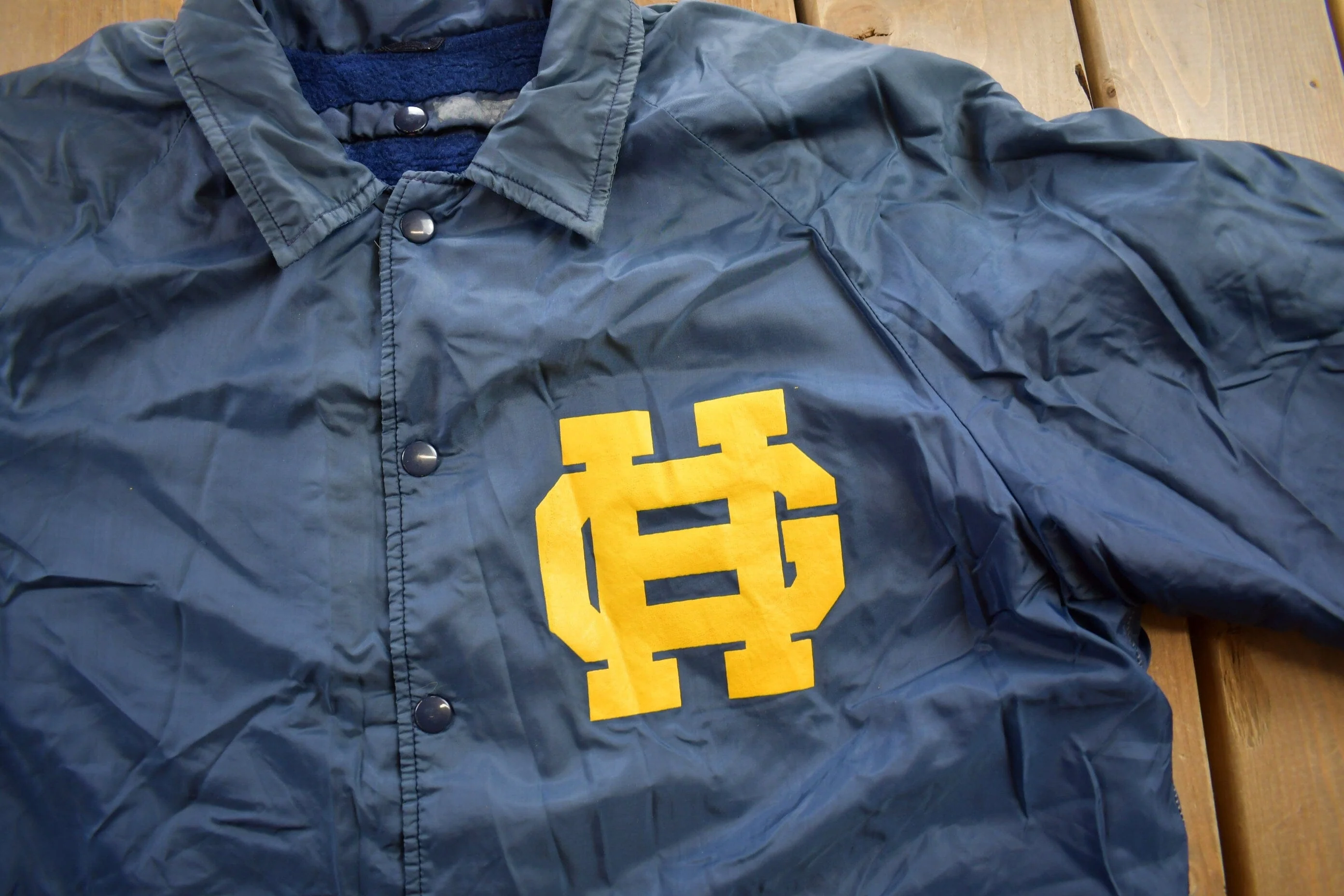 Vintage 1960s Champion Fleece Lined Jacket Men's Medium - Image 3