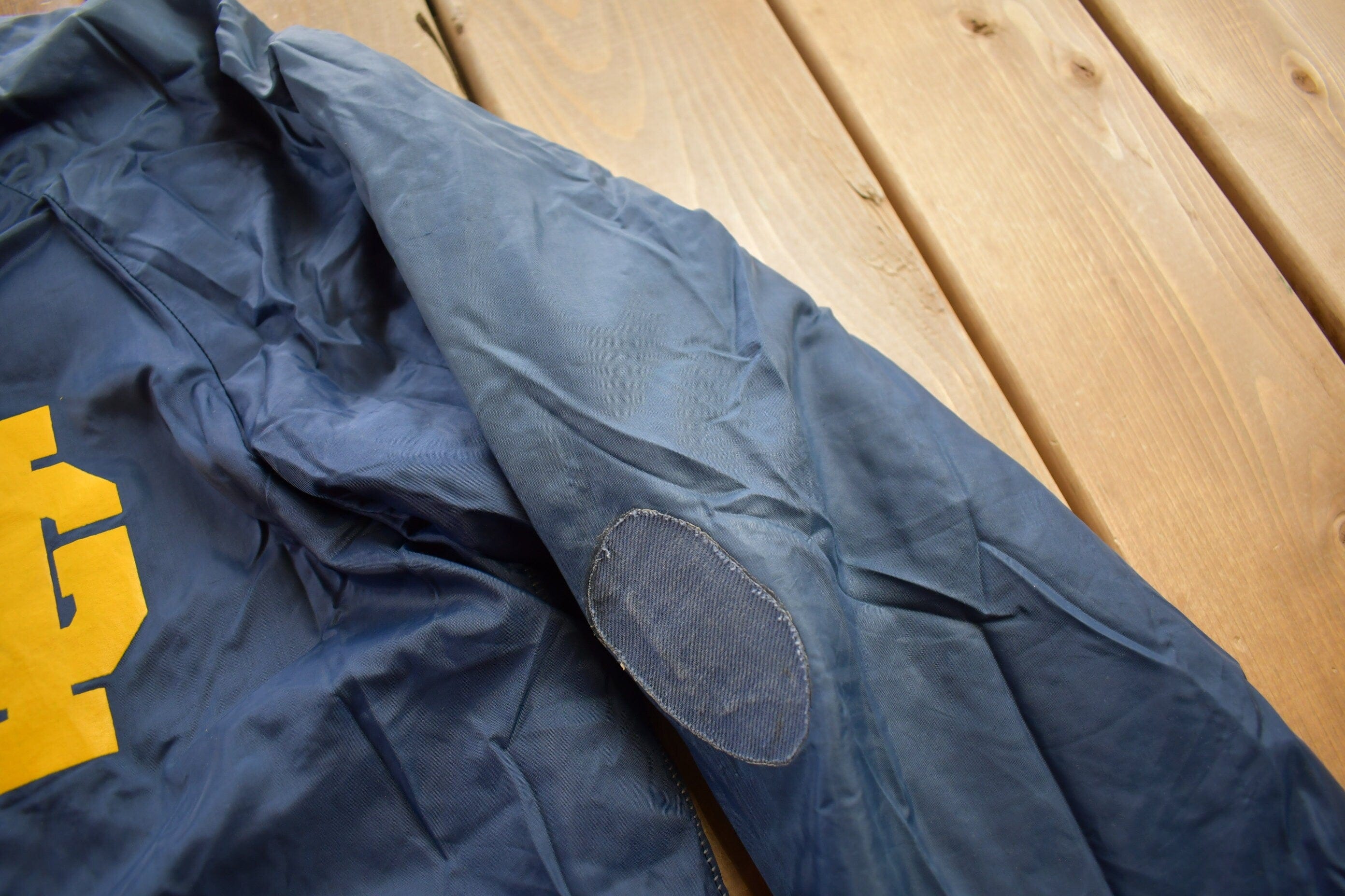 Vintage 1960s Champion Fleece Lined Jacket Men's Medium - Image 4