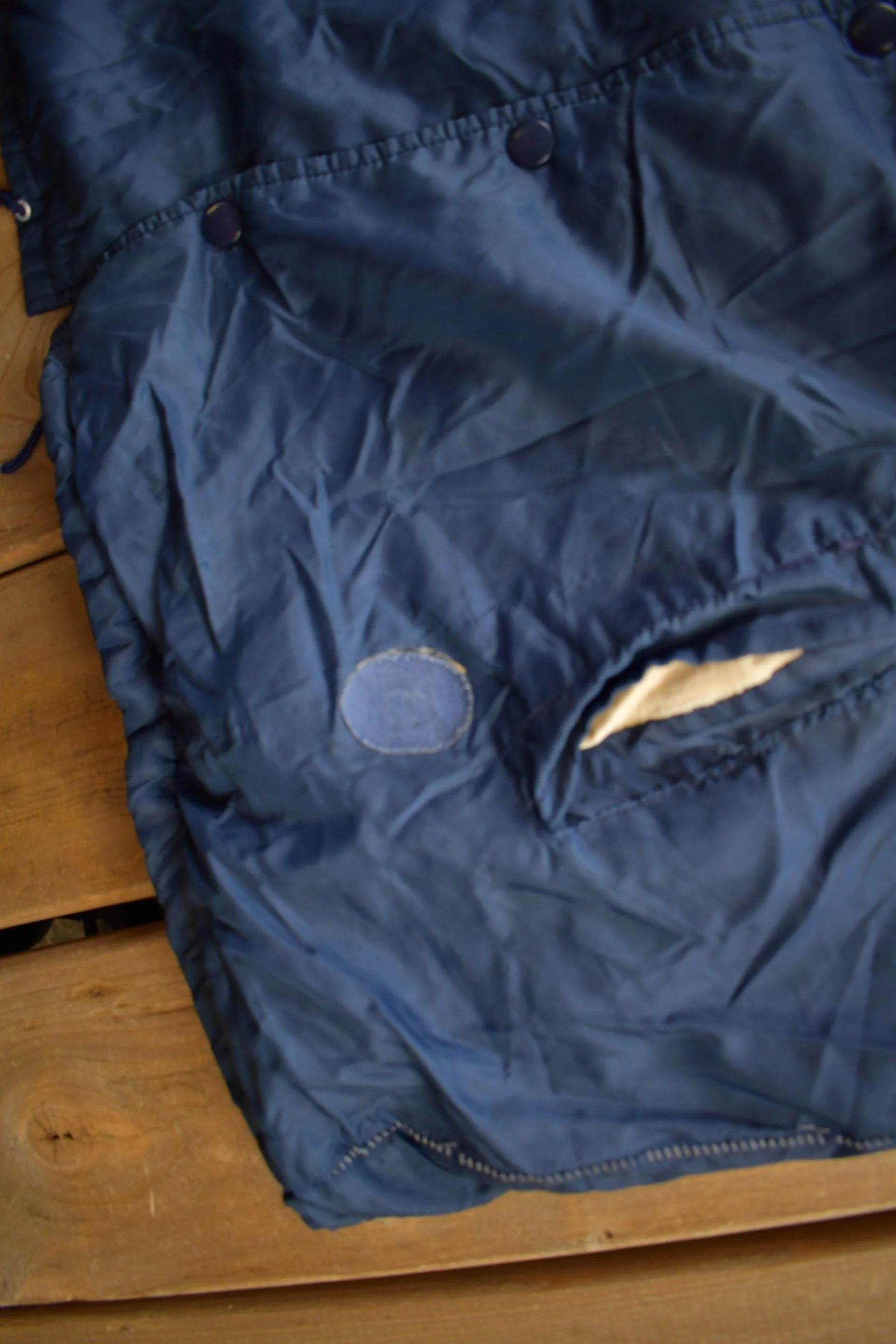 Vintage 1960s Champion Fleece Lined Jacket Men's Medium - Image 5