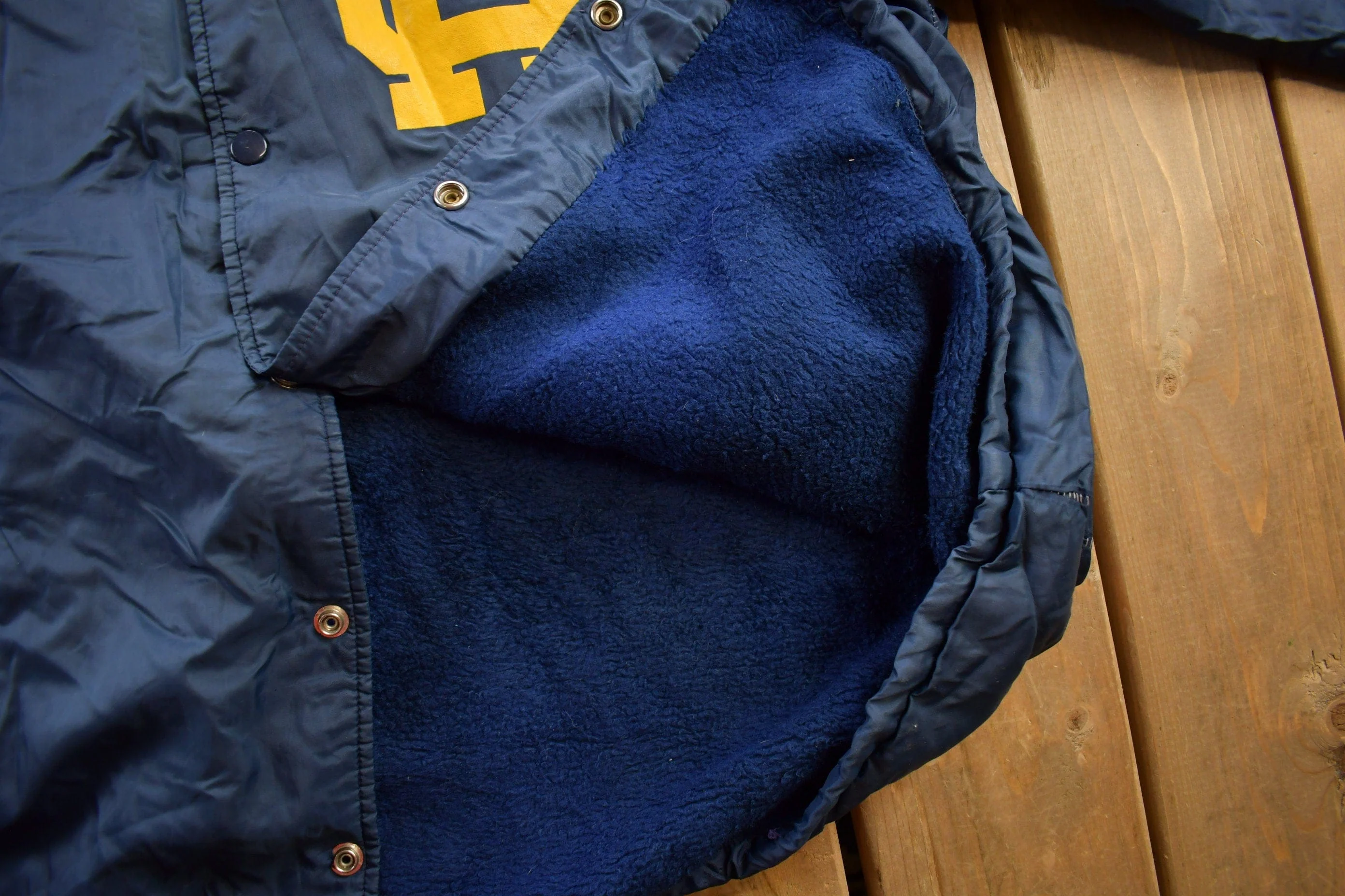 Vintage 1960s Champion Fleece Lined Jacket Men's Medium - Image 7