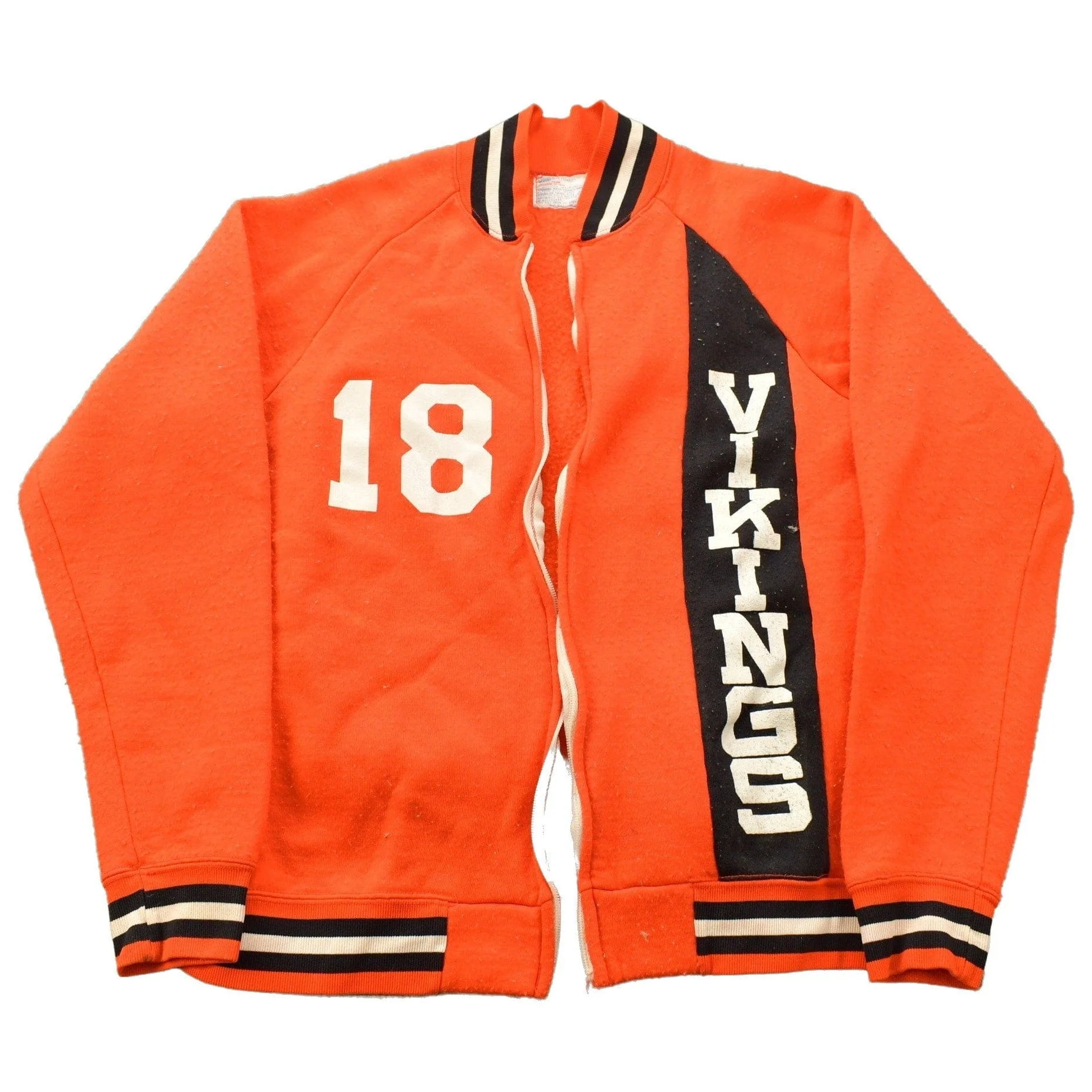 Vintage 1960s Collegiate Vikings Champion Track Jacket Men's S
