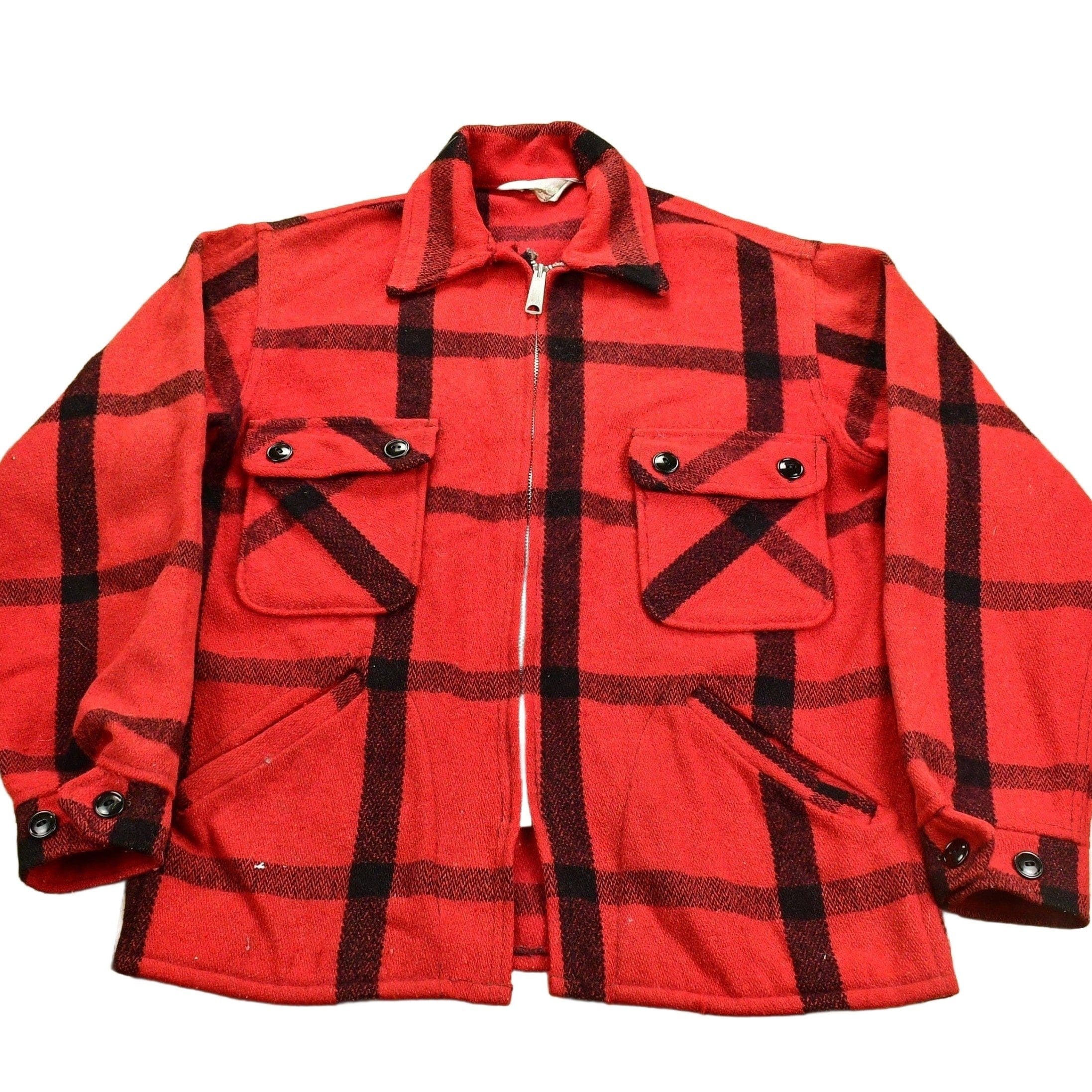 Vintage 1960s Foremost Plaid Jacket Men's Small