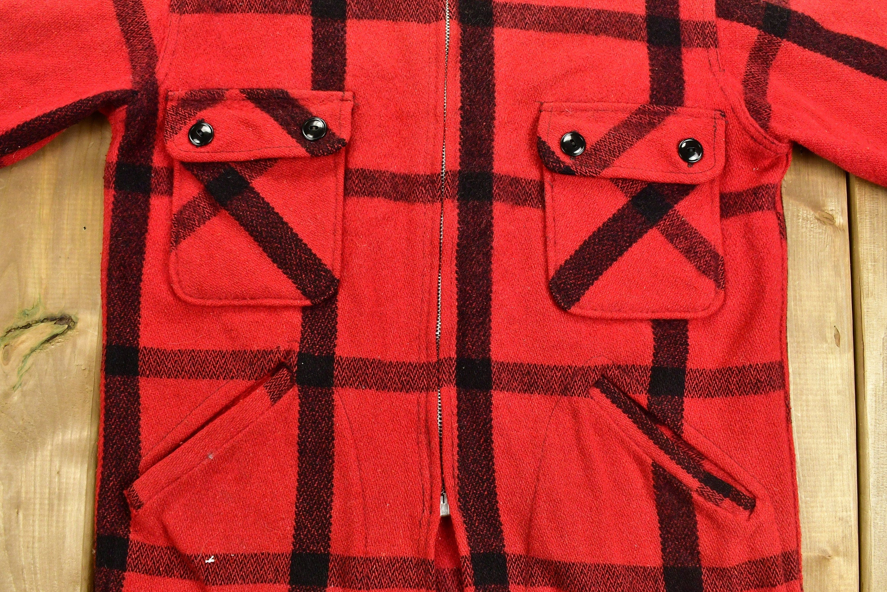 Vintage 1960s Foremost Plaid Jacket Men's Small - Image 3