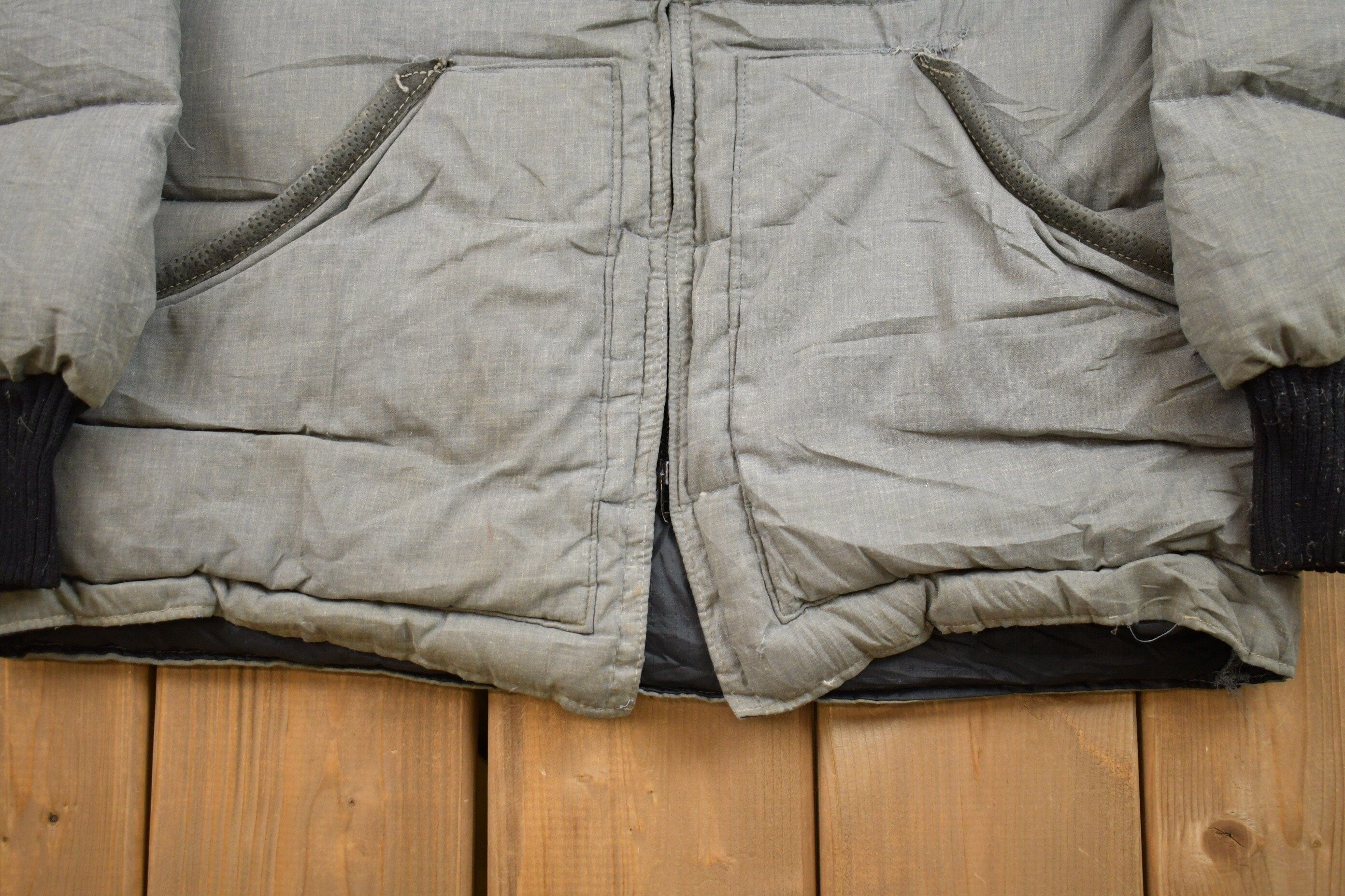 Vintage 1960s Goose Down Puffer Jacket Men's Medium - Image 3