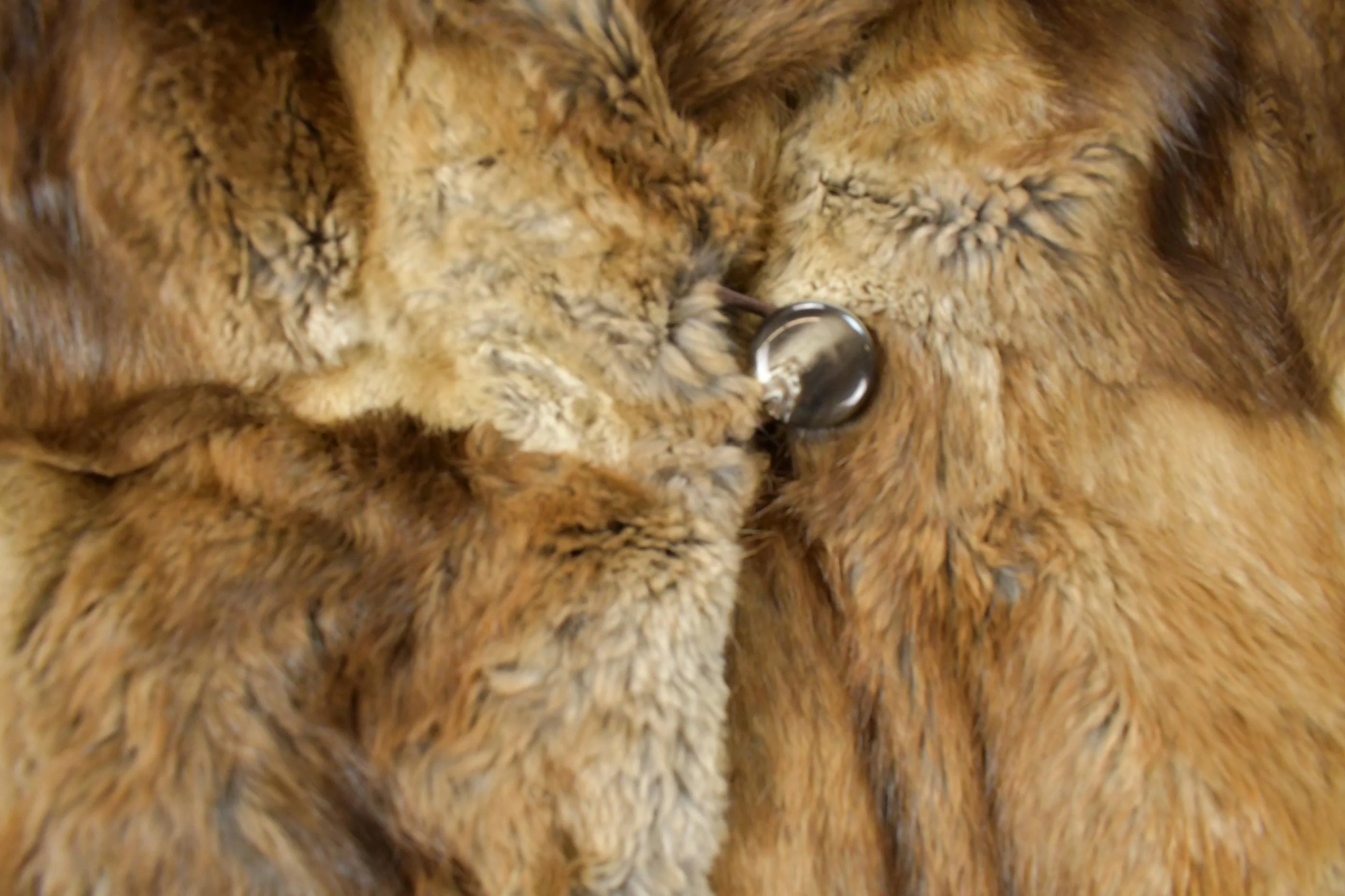 Vintage 1960s Henry Furs Rabbit Fur Full Length Coat Men's Small - Image 4