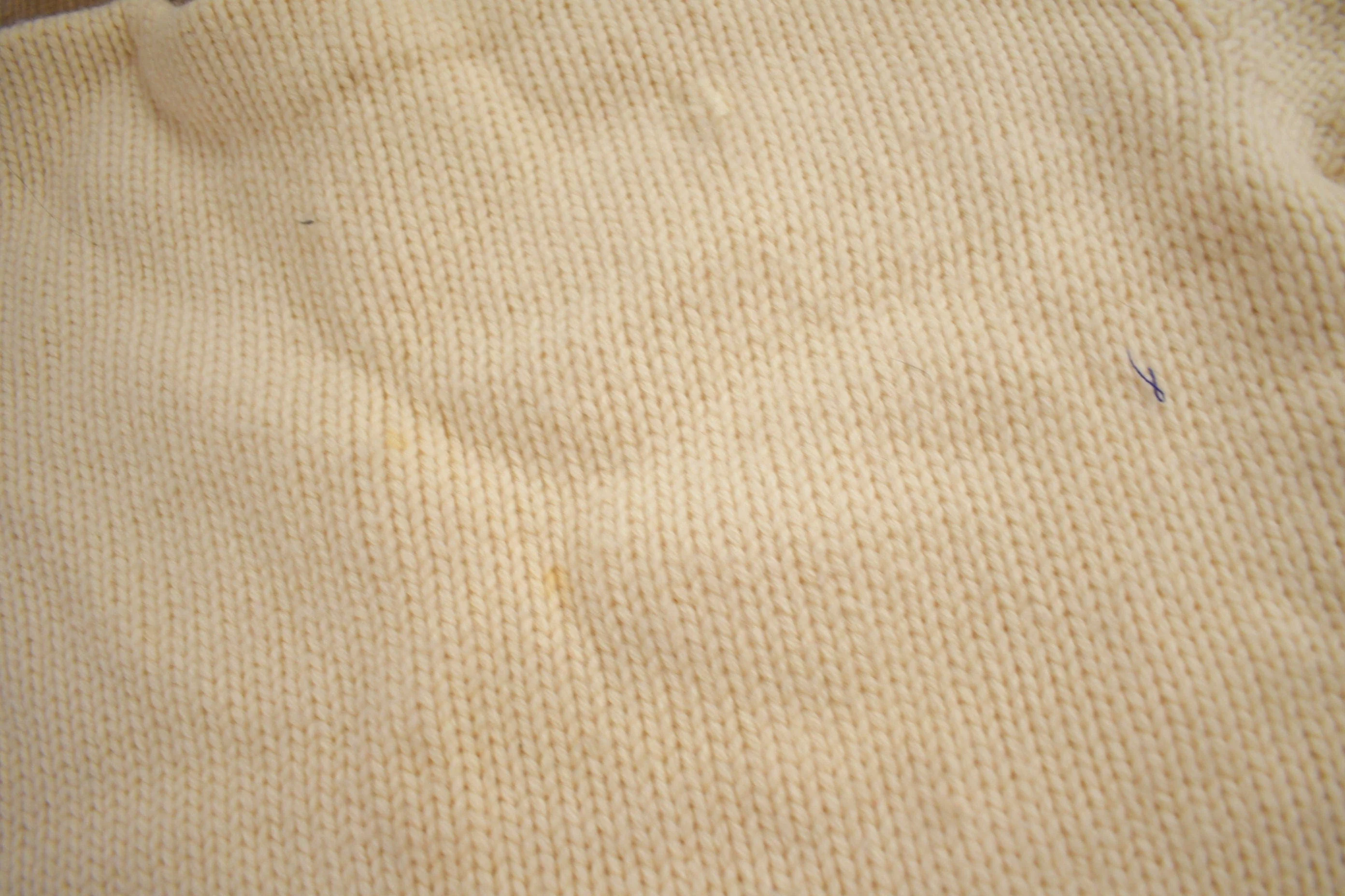 Vintage 1960s Indian Brand 100% Wool Knit Sweater Women's S - Image 4