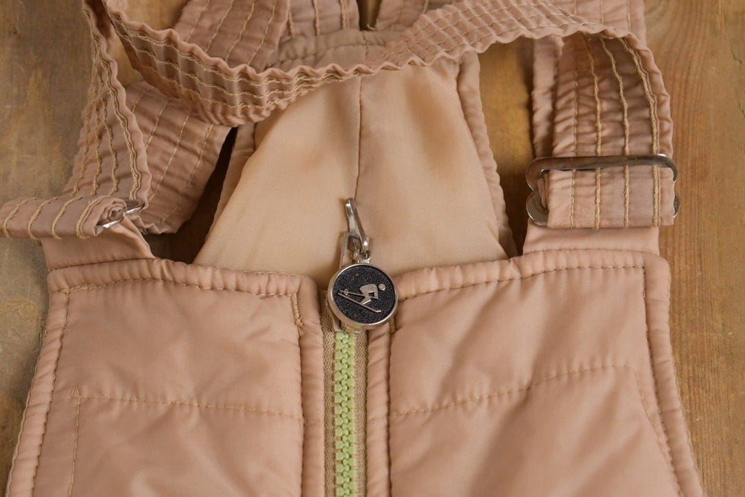 Vintage 1960s JC Pennys Ski Wear Insulated Coveralls Youth Large - Image 5