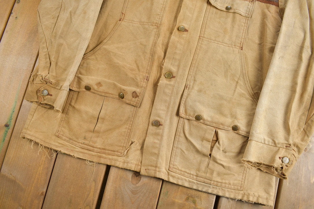 Vintage 1960s Key Imperial Canvas Hunting Jacket - Image 5