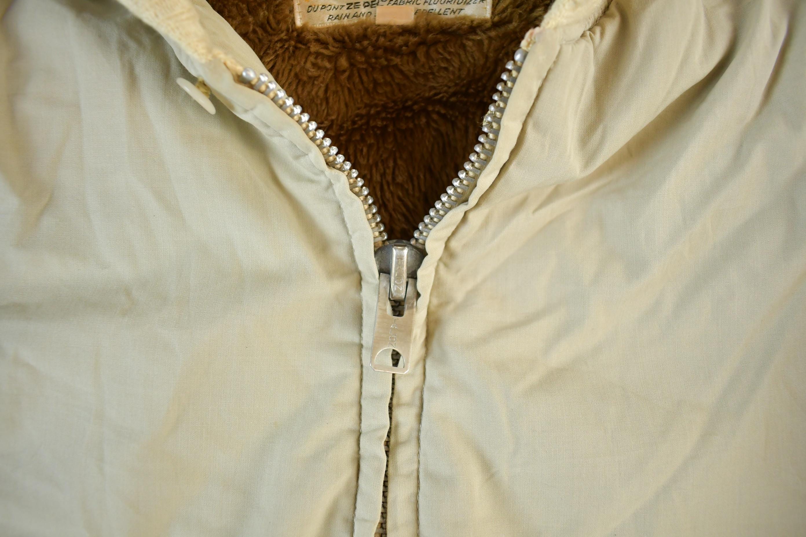Vintage 1960s Lakeland Pimasheen Sherpa Lined Jacket Men's Medium - Image 4