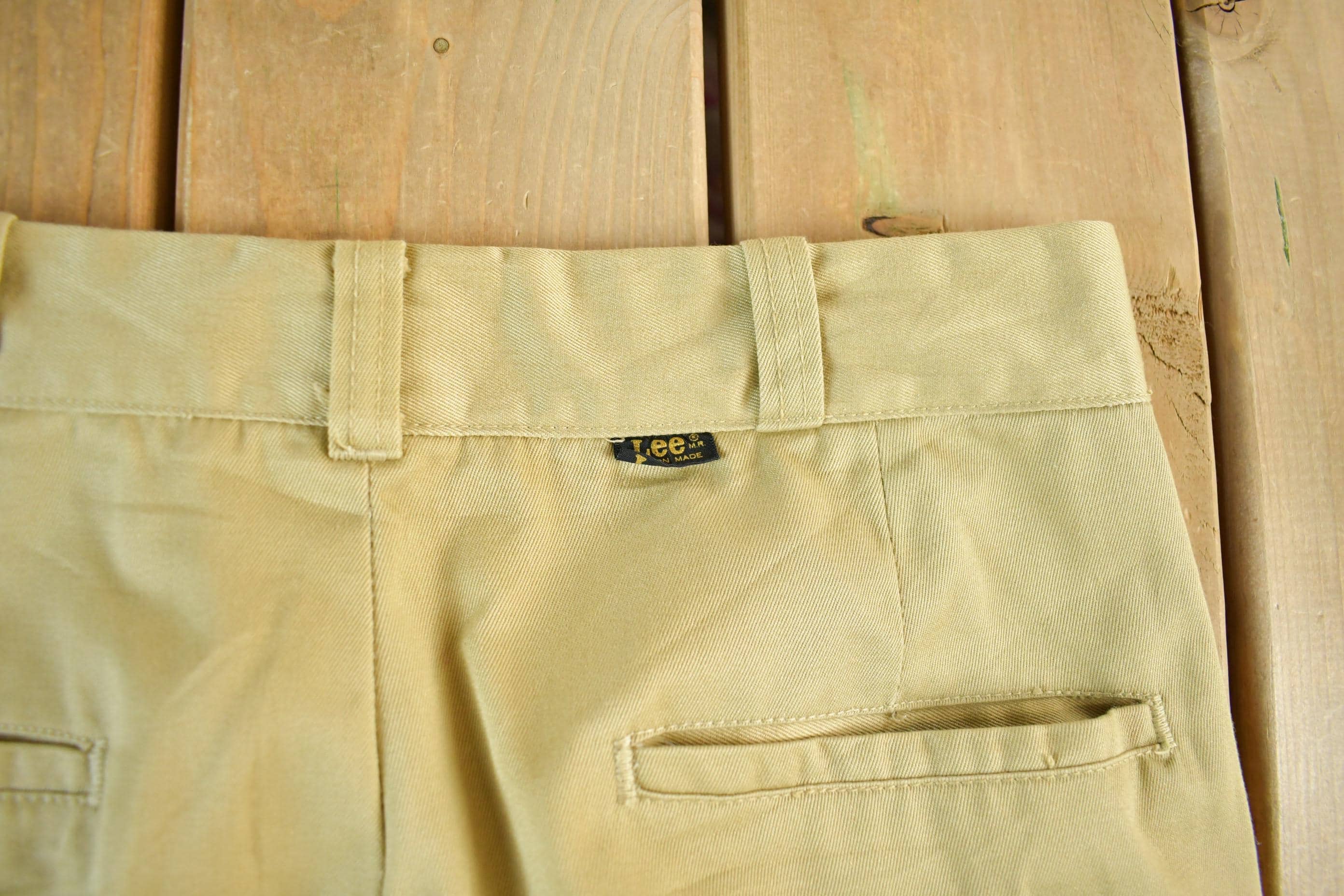 Vintage 1960s Lee Chino Trousers Men's 31 x 28 - Image 7