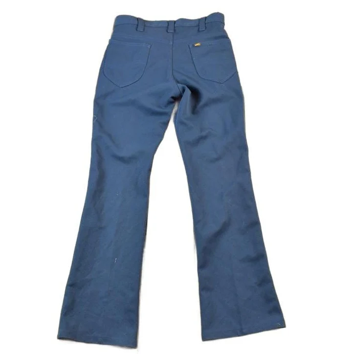 Vintage 1960s Lee Pleated Bell Bottom Pants Men's 28 x 30 - Image 2