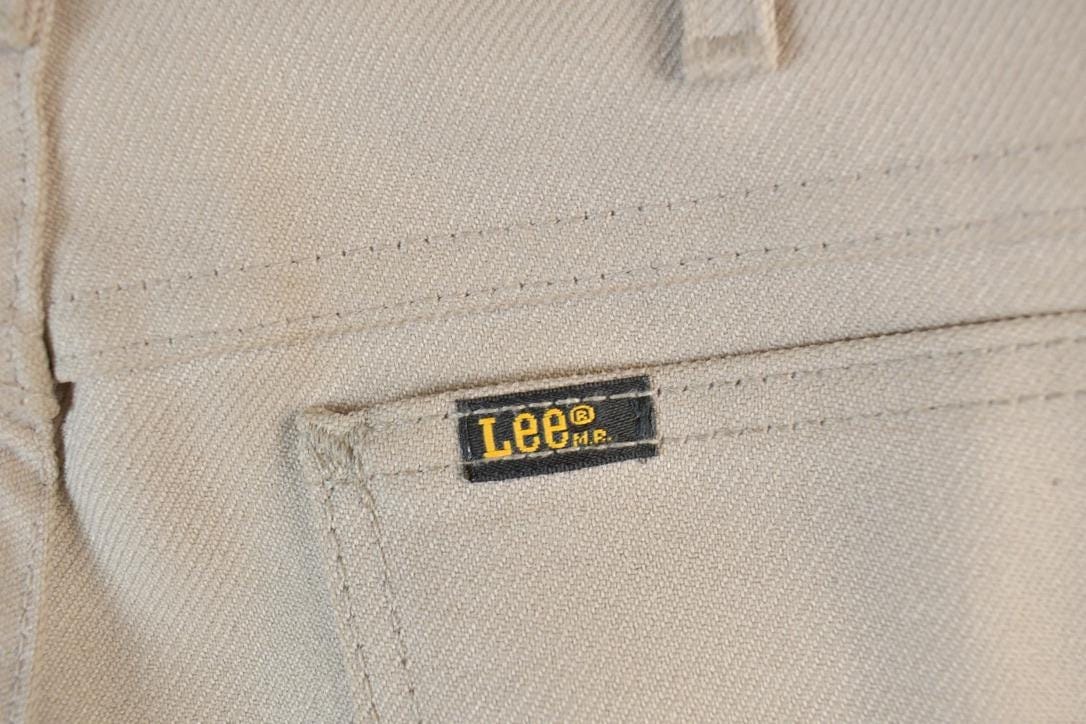 Vintage 1960s Lee Pleated Pants Men's 32 x 31 - Image 3