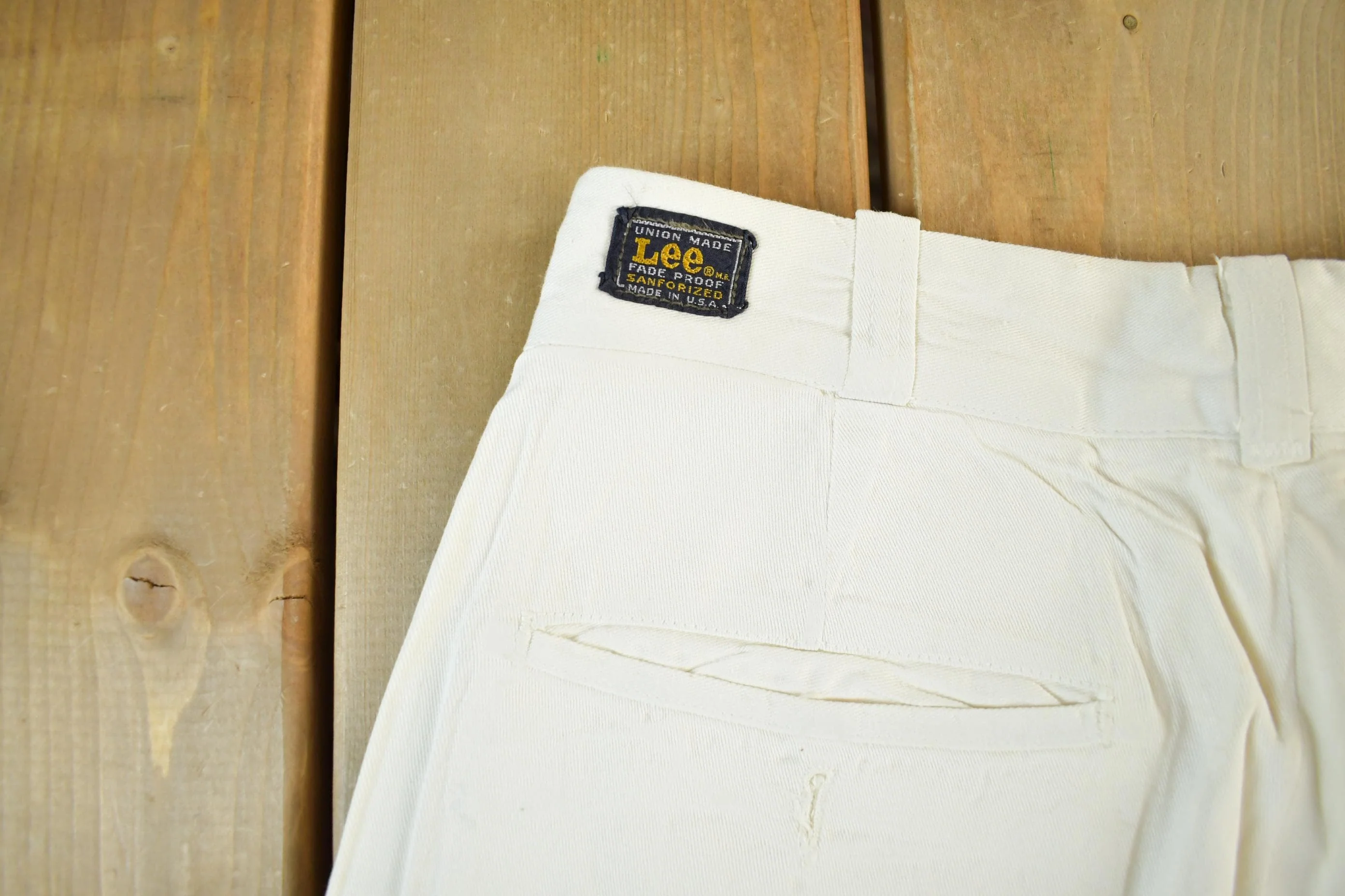 Vintage 1960s Lee Sanforized Pants Men's XS 27 x 30 - Image 5
