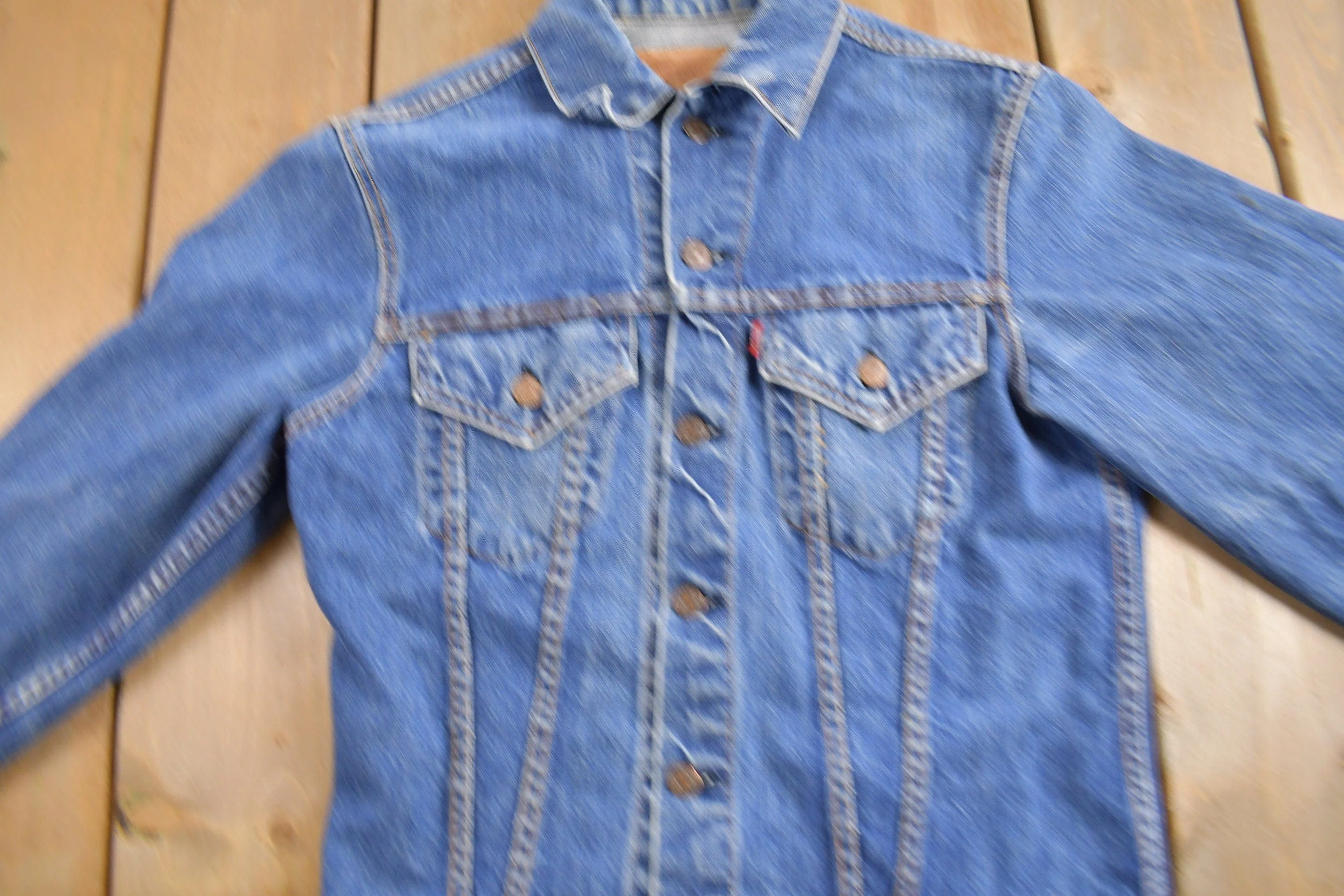 Vintage 1960s Leviās Big E Denim Jean Jacket - Image 3