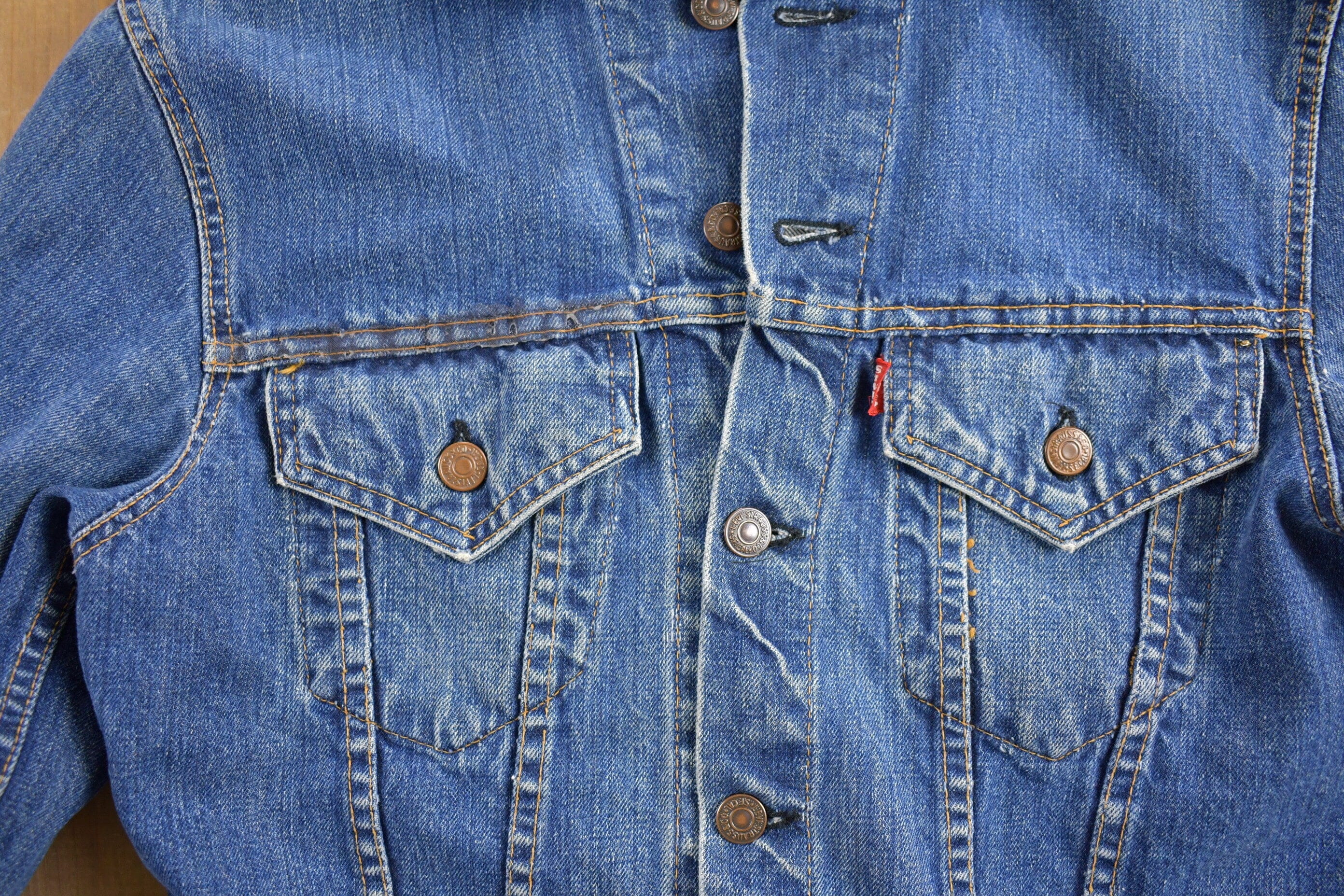 Vintage 1960s Leviās Big E Denim Jean Jacket - Image 4