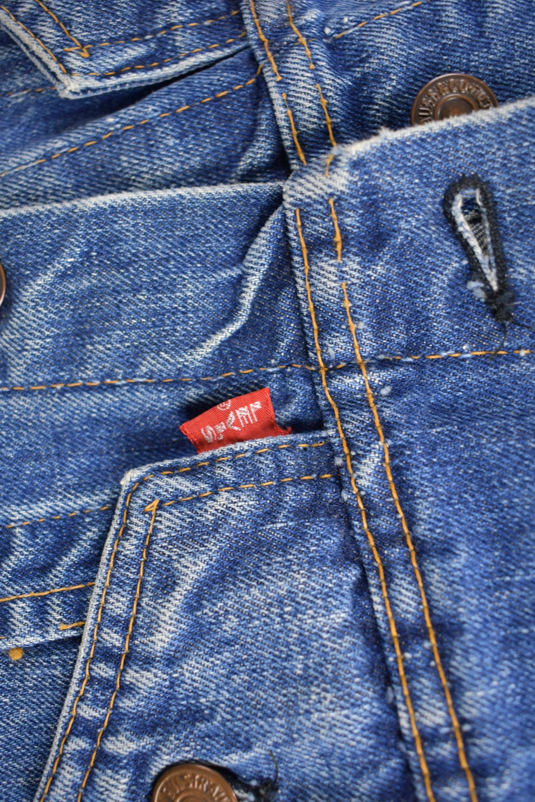 Vintage 1960s Leviās Big E Denim Jean Jacket - Image 5