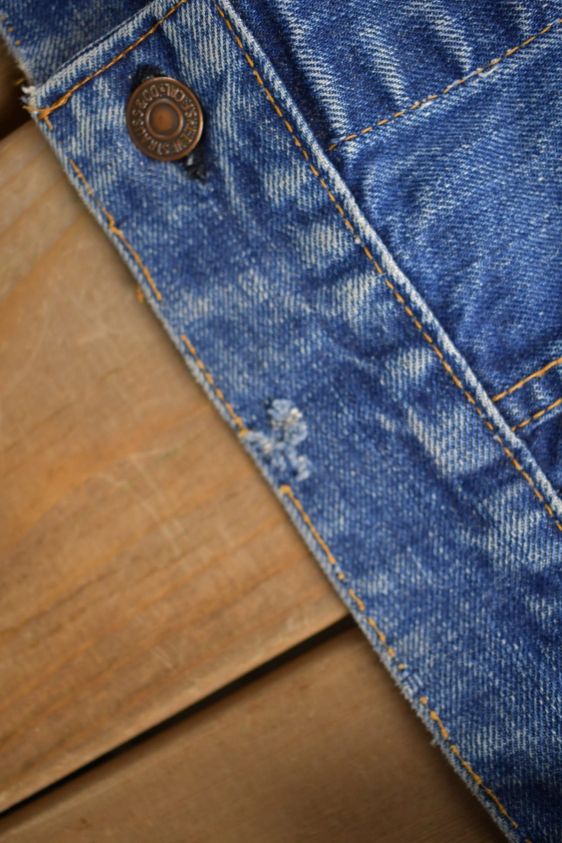 Vintage 1960s Leviās Big E Denim Jean Jacket - Image 6