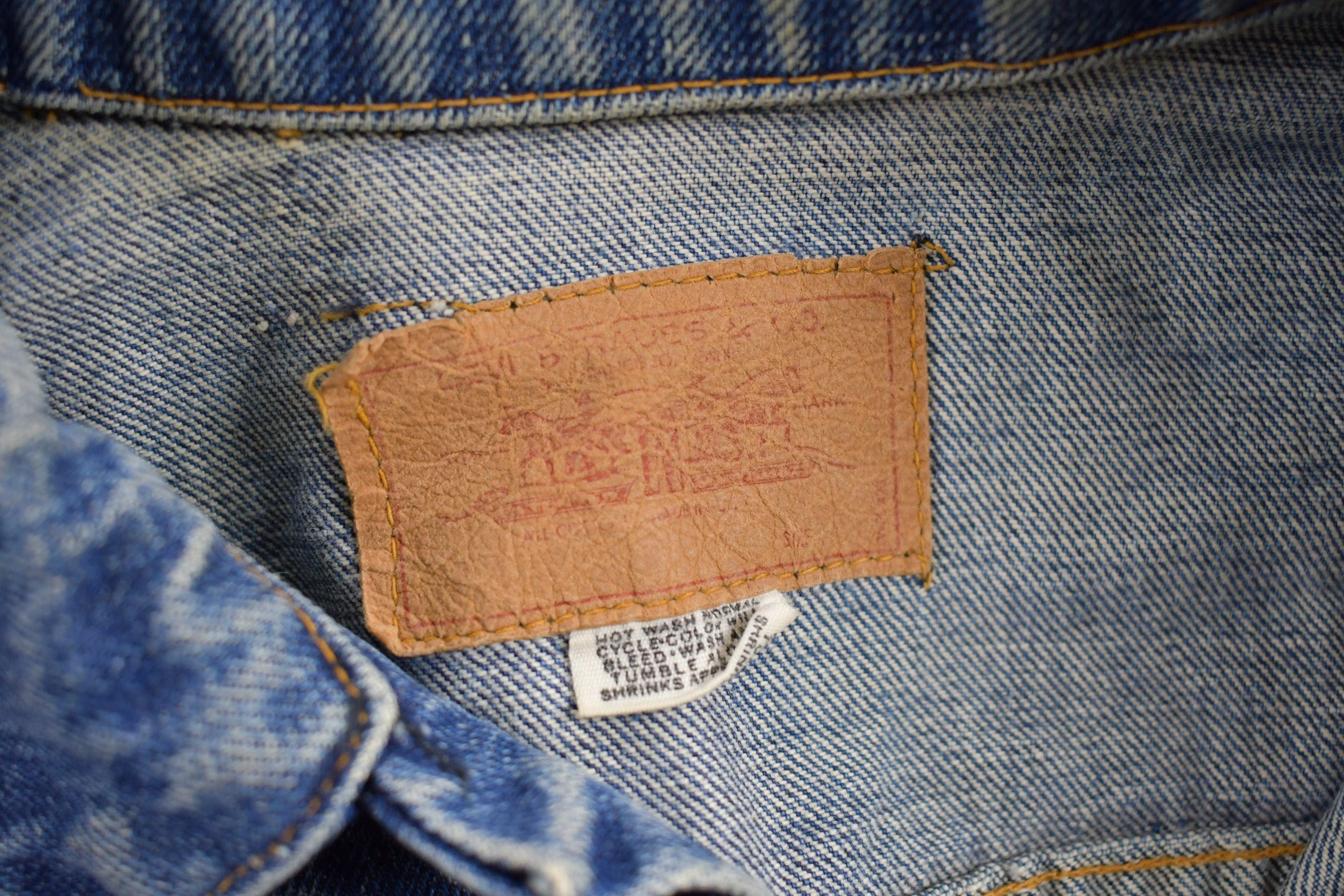 Vintage 1960s Leviās Big E Denim Jean Jacket - Image 8