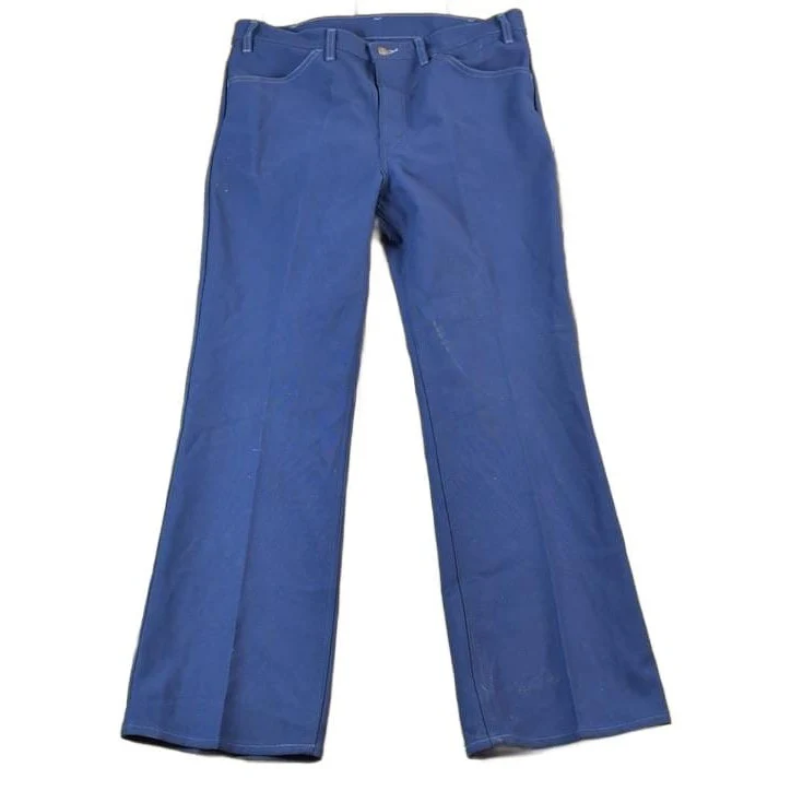 Vintage 1960s Levis Gold Tab Pleated Dress Pants Men's 36 x 28 - Image 2