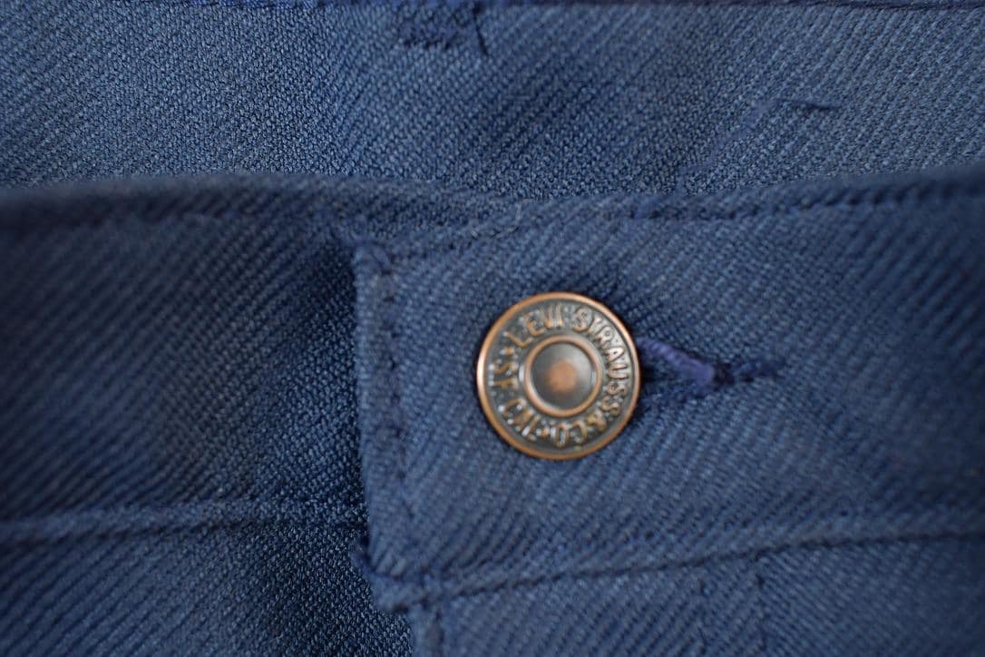 Vintage 1960s Levis Gold Tab Pleated Dress Pants Men's 36 x 29 - Image 3