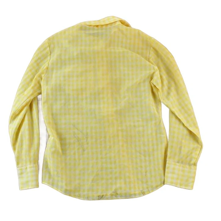 Vintage 1960s Lucerne Plaid Button Up Shirt Men's Small - Image 2