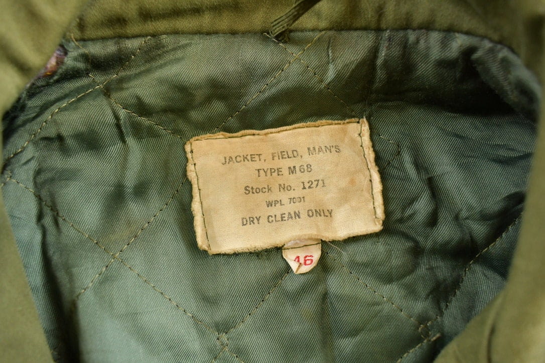 Vintage 1960's M68 Military Jacket Men's Large - Image 3