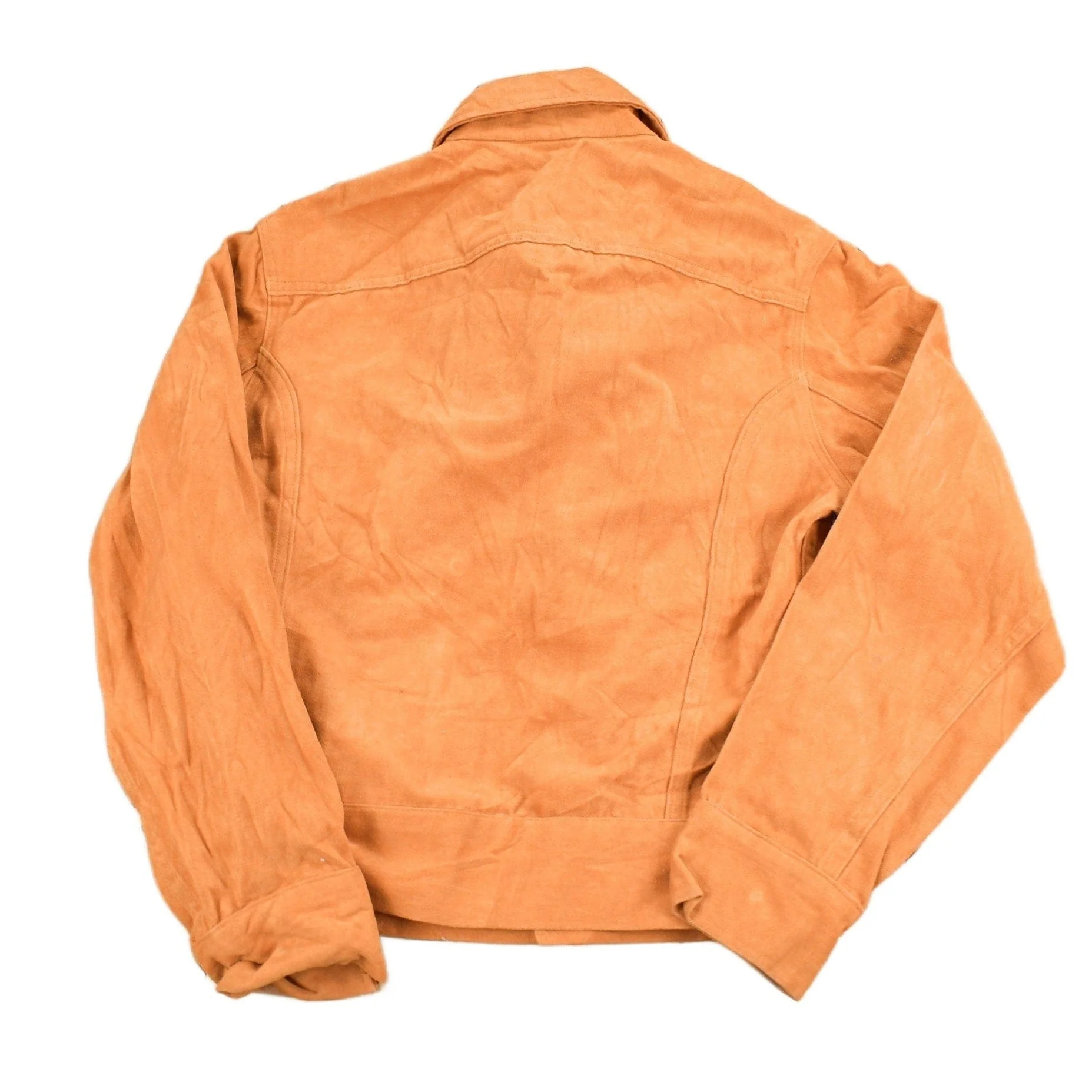 Vintage 1960s Male Burnt Orange Shacket Button Up Women's S - Image 2