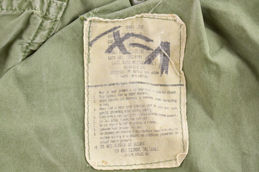Vintage 1960s Military Army Field Jacket - Image 3