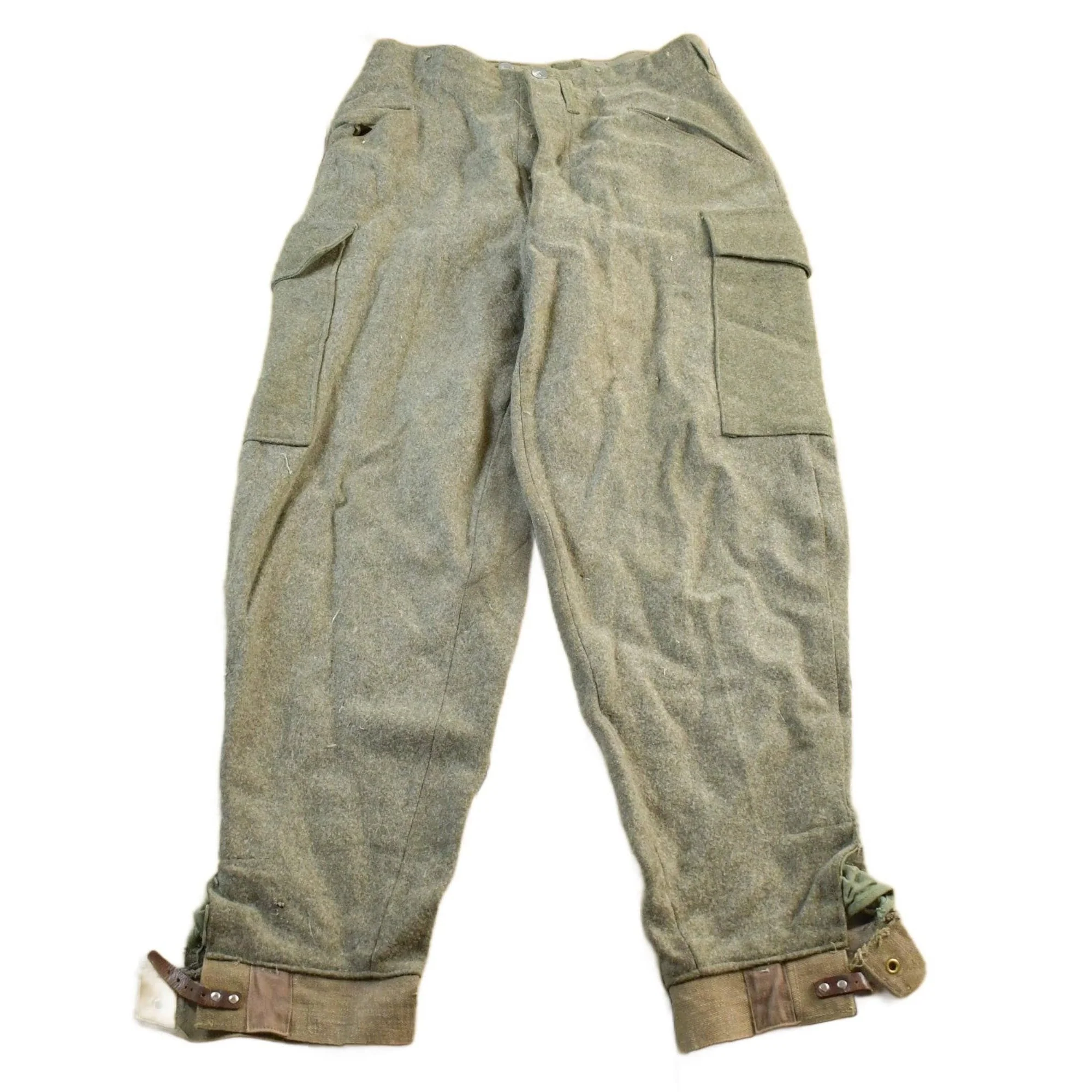 Vintage 1960s Military Wool Trousers Men's 30 x 29