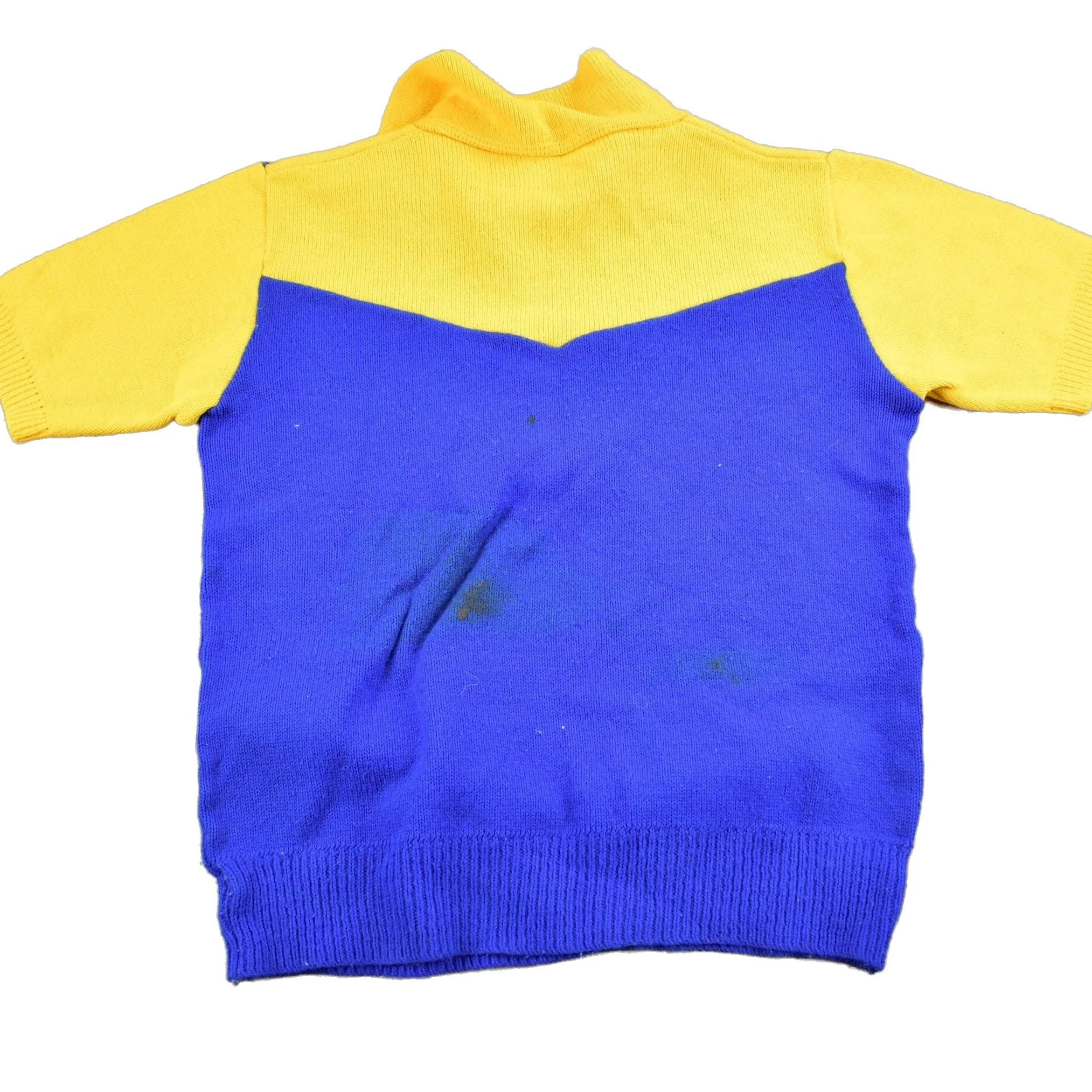 Vintage 1960s SBS Collegiate Knit Sweater True Vintage Men's XS - Image 2