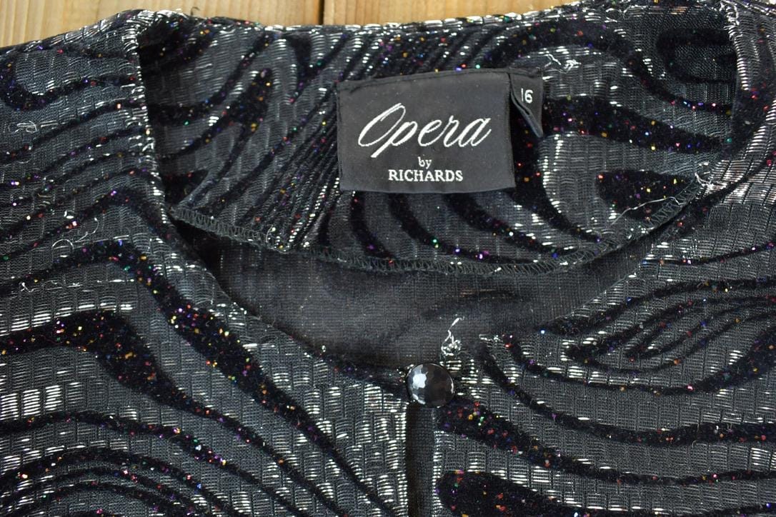 Vintage 1960s Sequin Fancy Button Up Shirt Men's Small - Image 3