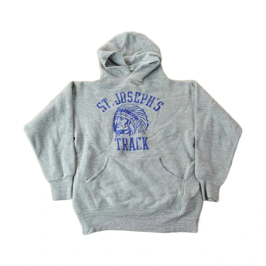 Vintage 1960s St Joseph's Track Double Faced Hoodie