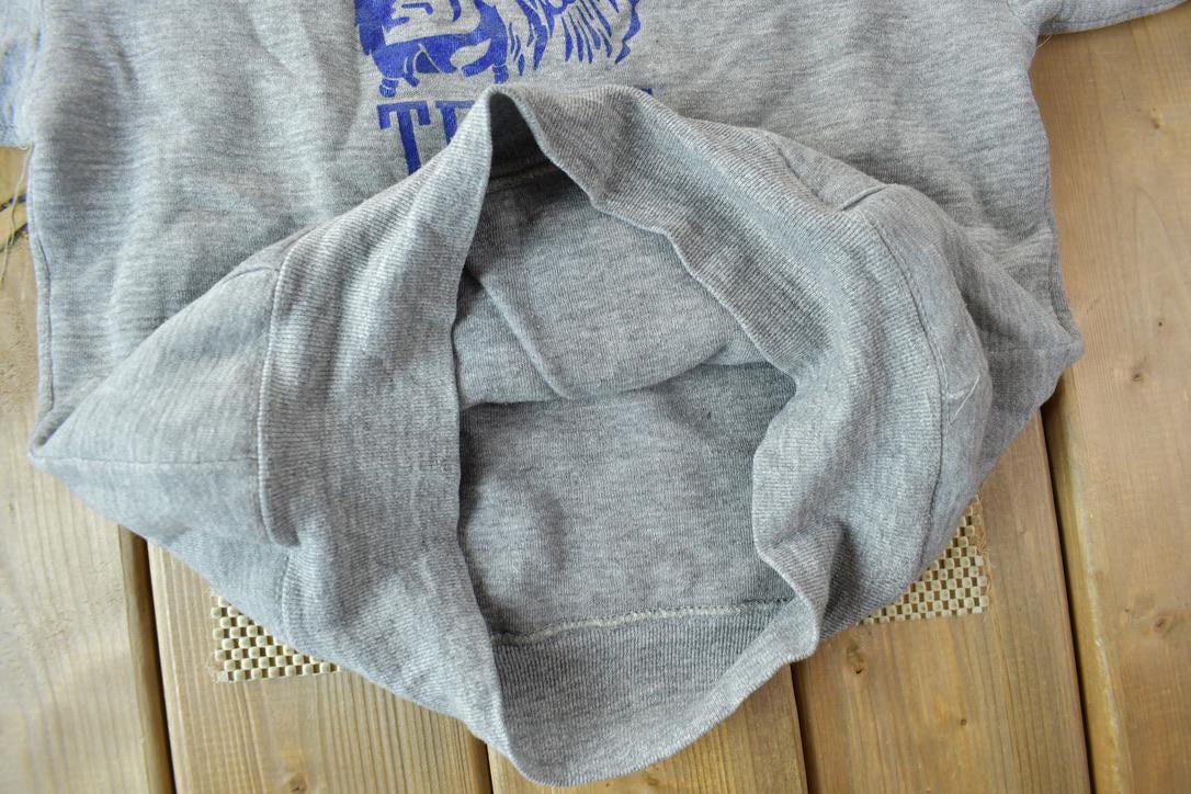 Vintage 1960s St Joseph's Track Double Faced Hoodie - Image 5