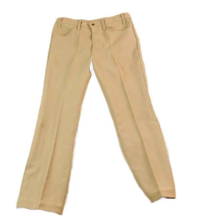 Vintage 1960s Tan Levis Gold Tab Pants Men's 34 x 30 - Image 2