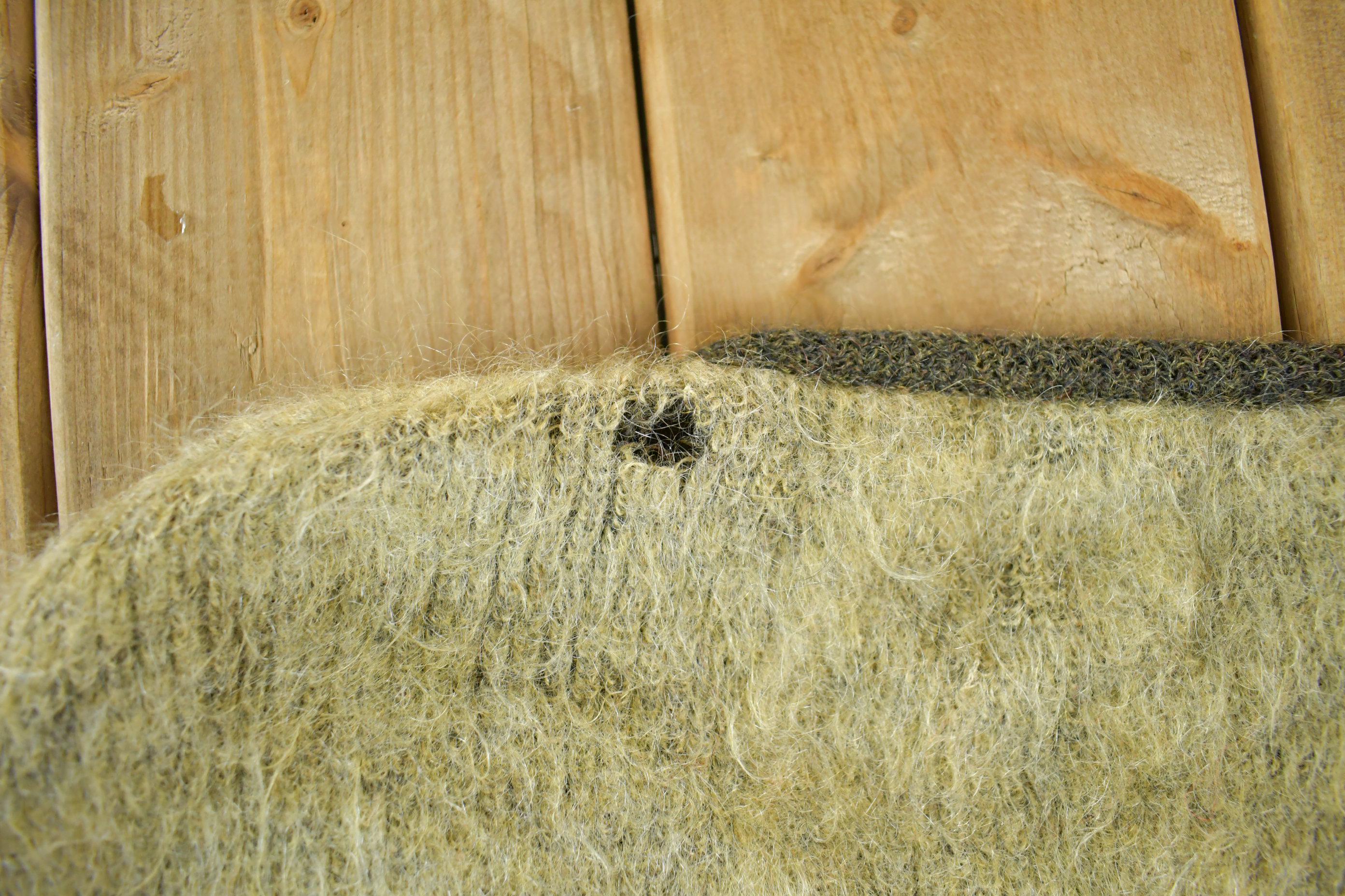 Vintage 1960s Towncraft Mohair Wool Grunge Knit Cardigan Sweater Adult Large Men's Large - Image 6