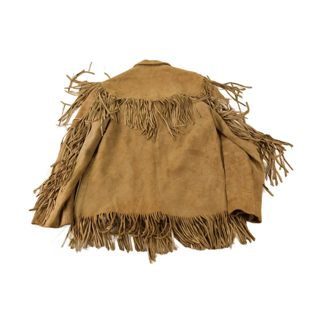 Vintage 1960s Trego's Westwear Fringe Leather Jacket - Image 2