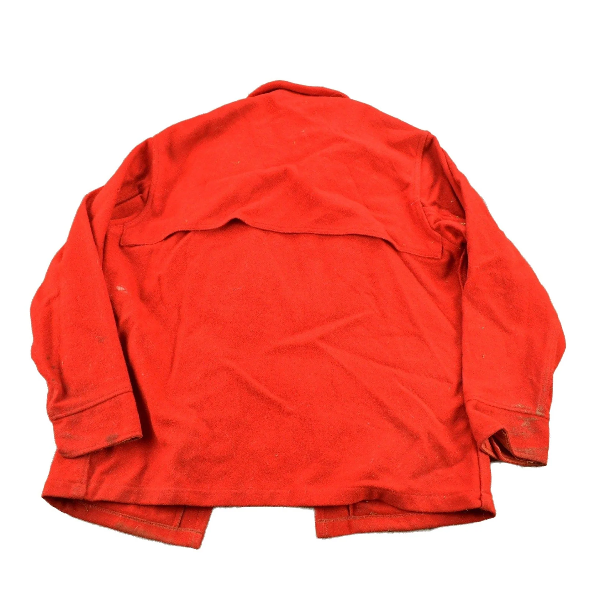 Vintage 1960s Woolrich Red Wool Jacket Men's XL - Image 2