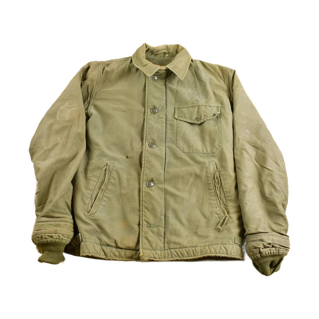 Vintage 1962 N Navy Deck Jacket Men's Medium