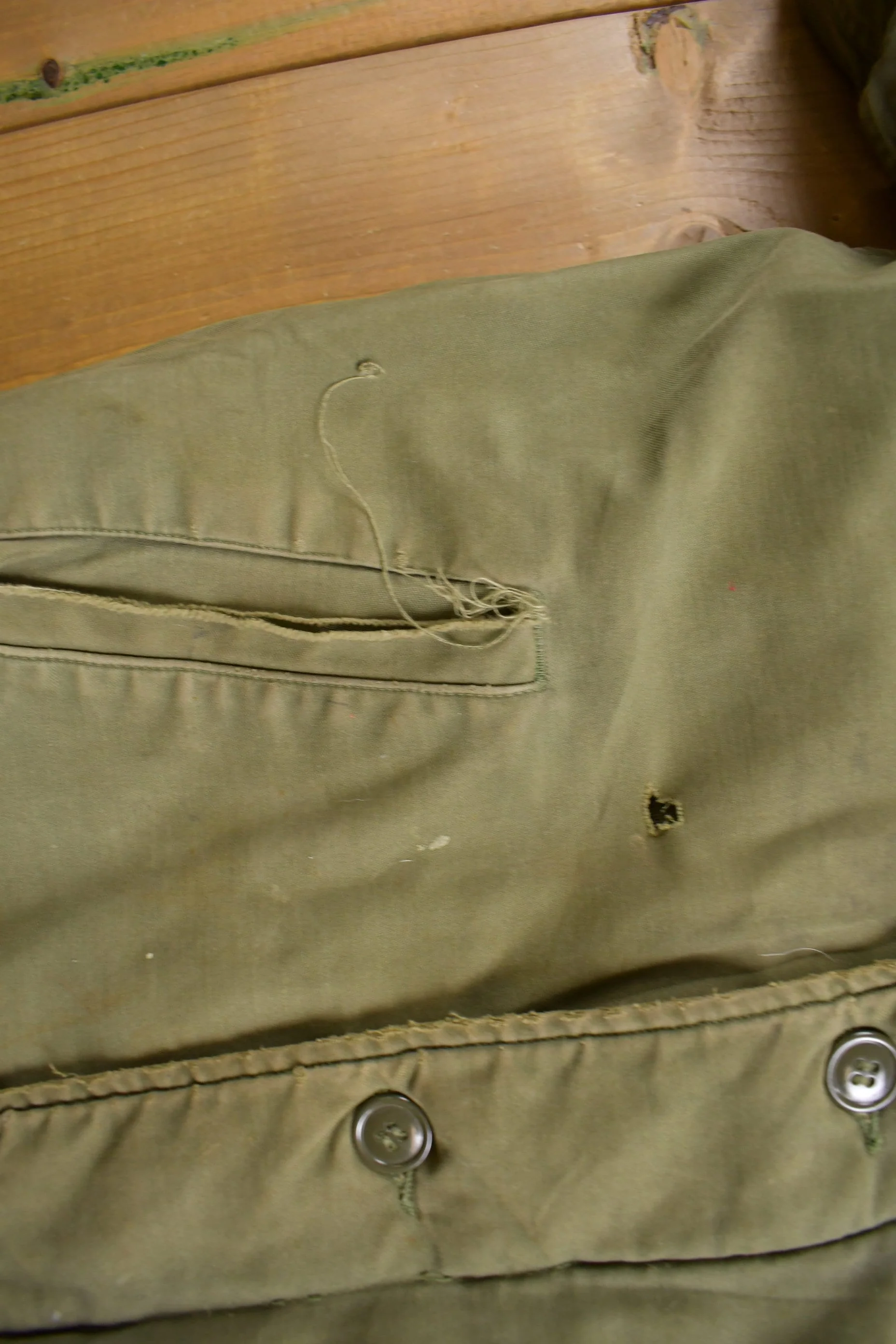 Vintage 1962 N Navy Deck Jacket Men's Medium - Image 5
