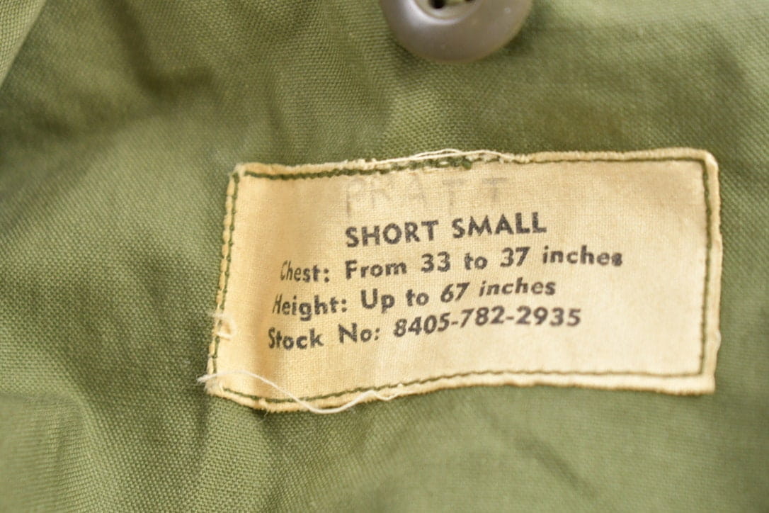 Vintage 1967 Military Army Sateen Field Jacket - Image 3
