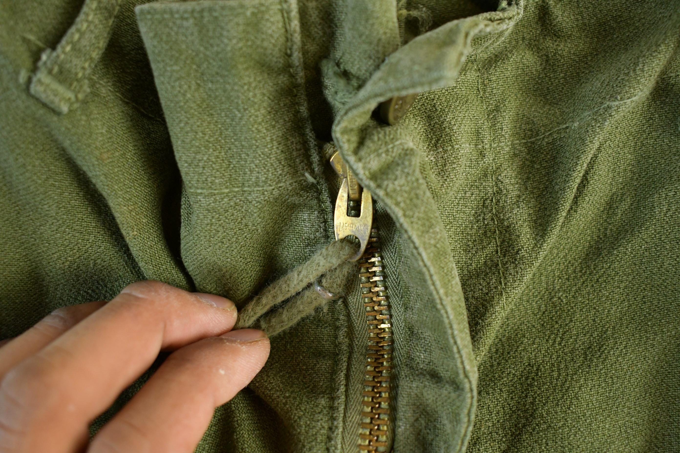 Vintage 1967 Military OG-107 Sateen Combat Cargo Fatigue Pants Men's 34 x 30 - Image 4