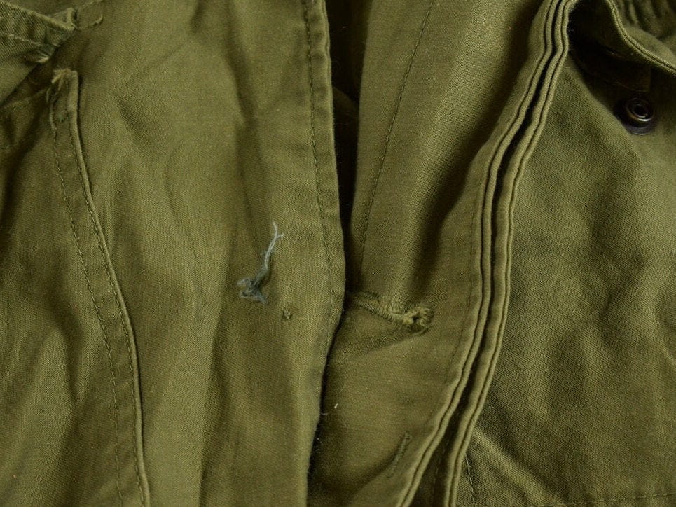 Vintage 1967 OG 107 Military Field Coat Men's Small - Image 4