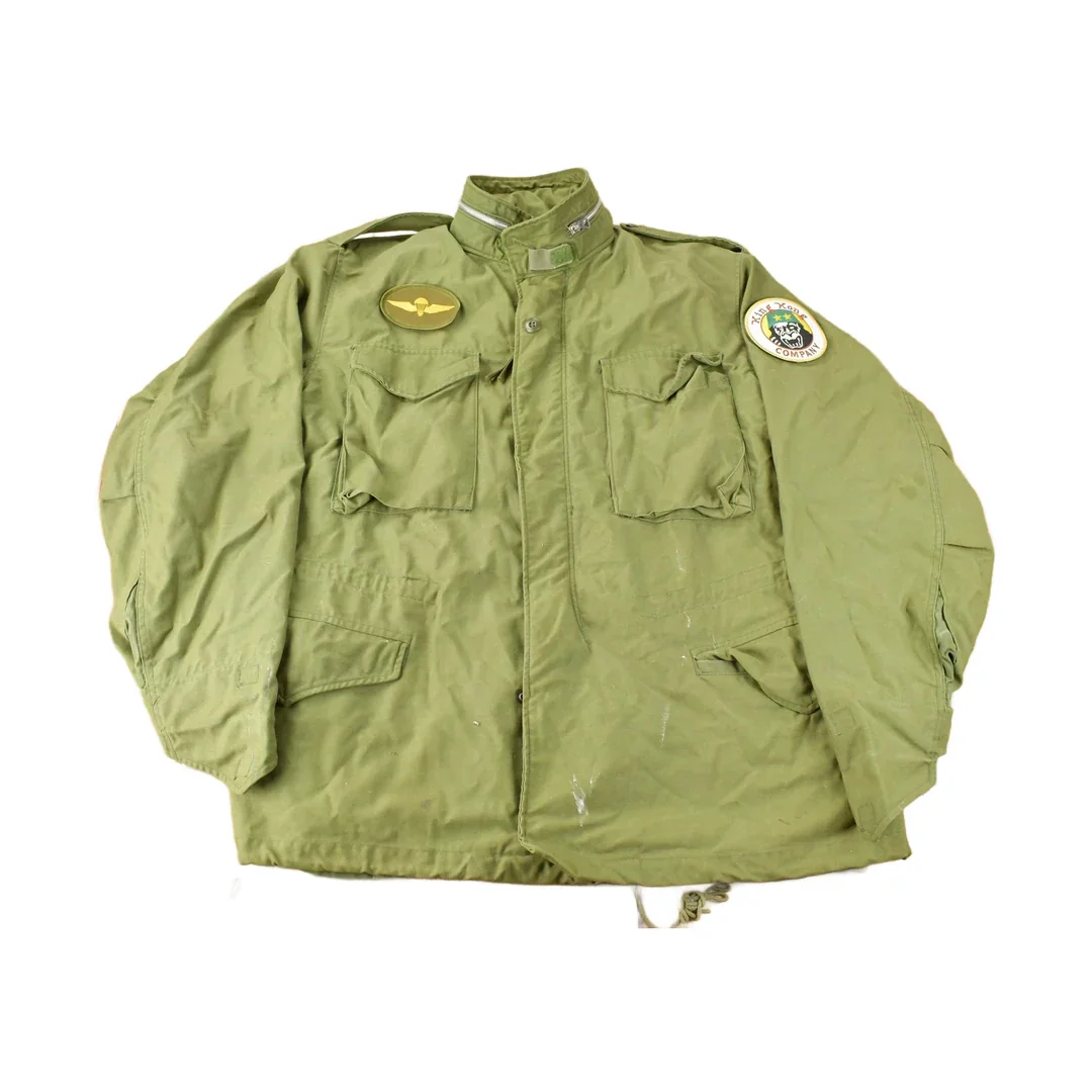 Vintage 1970 OG-107 Military Mans Field Coat With Hood