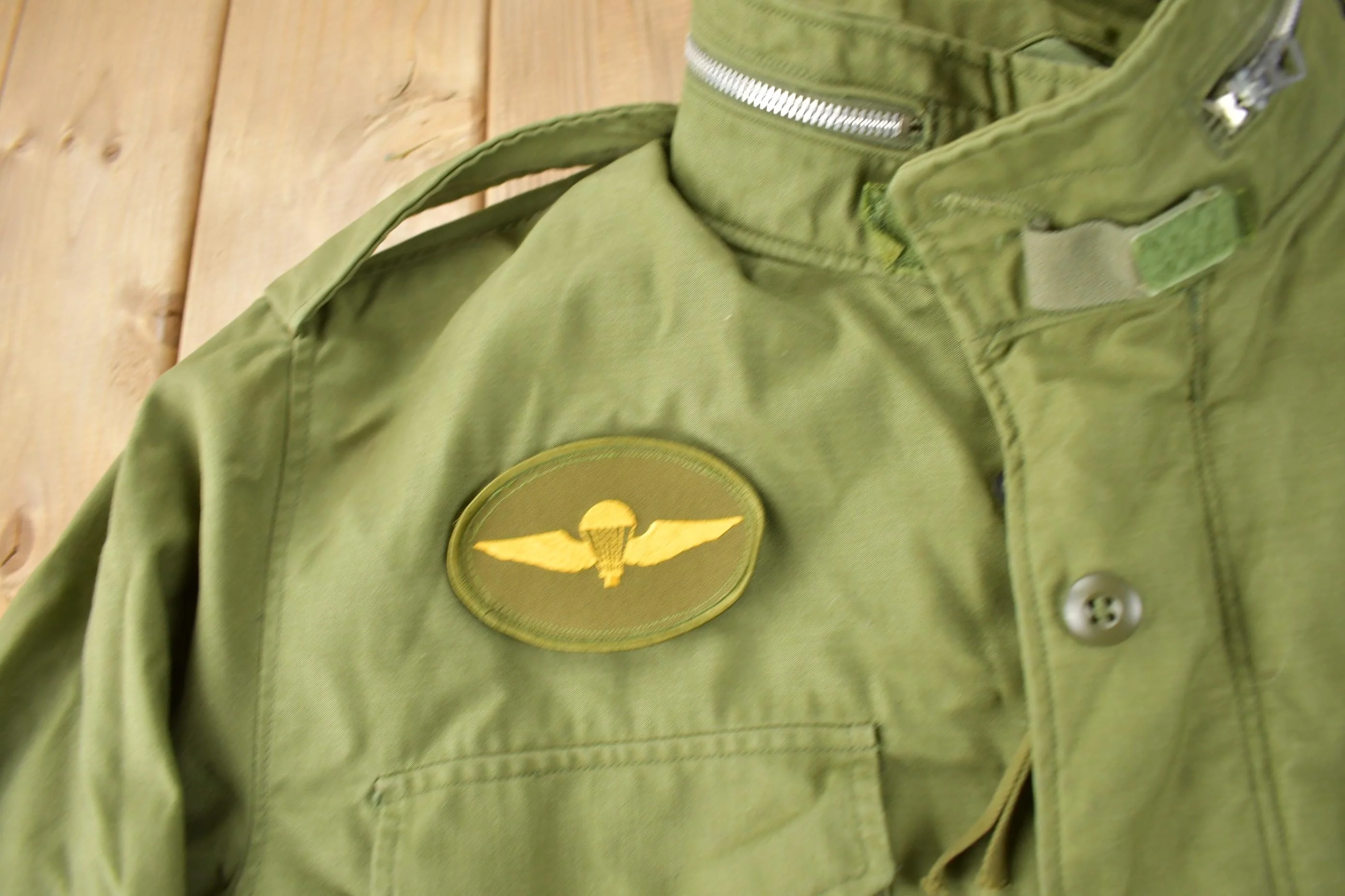 Vintage 1970 OG-107 Military Mans Field Coat With Hood - Image 5