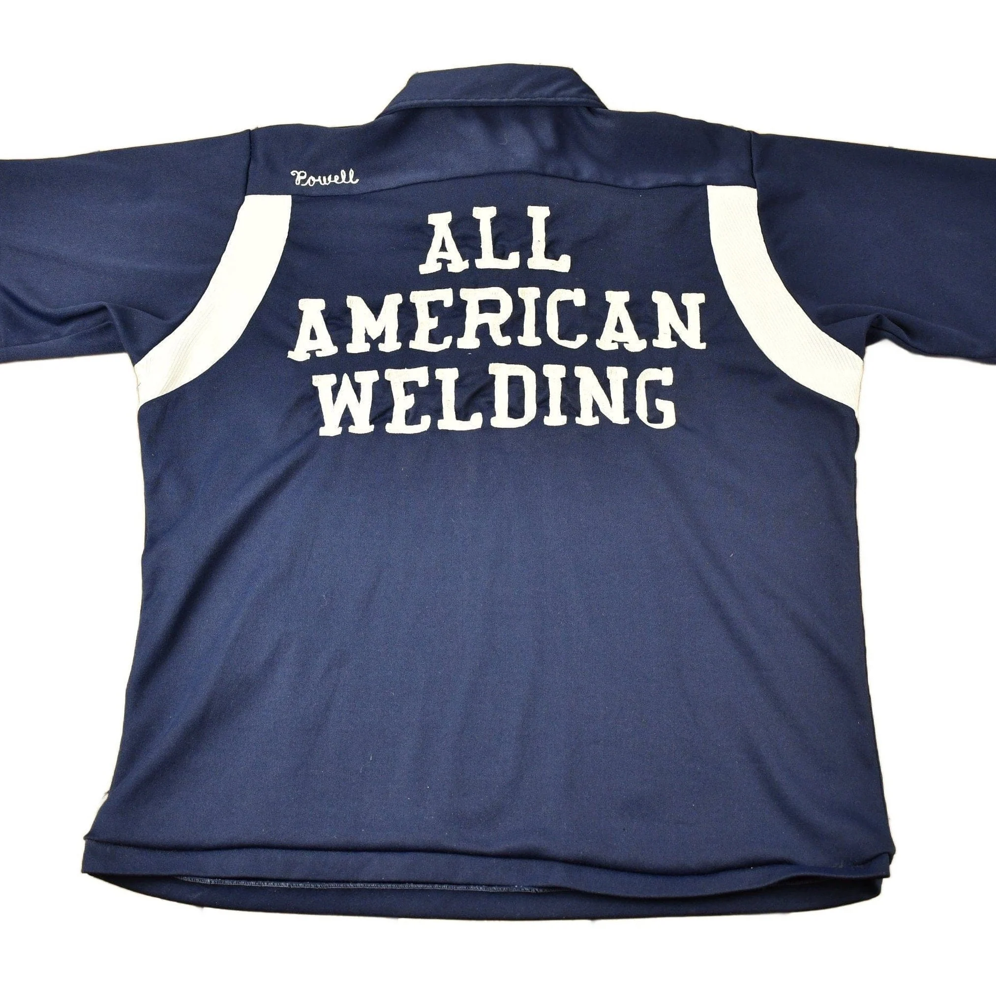 Vintage 1970s All American Welding Chain Stitched Shirt Men's XL