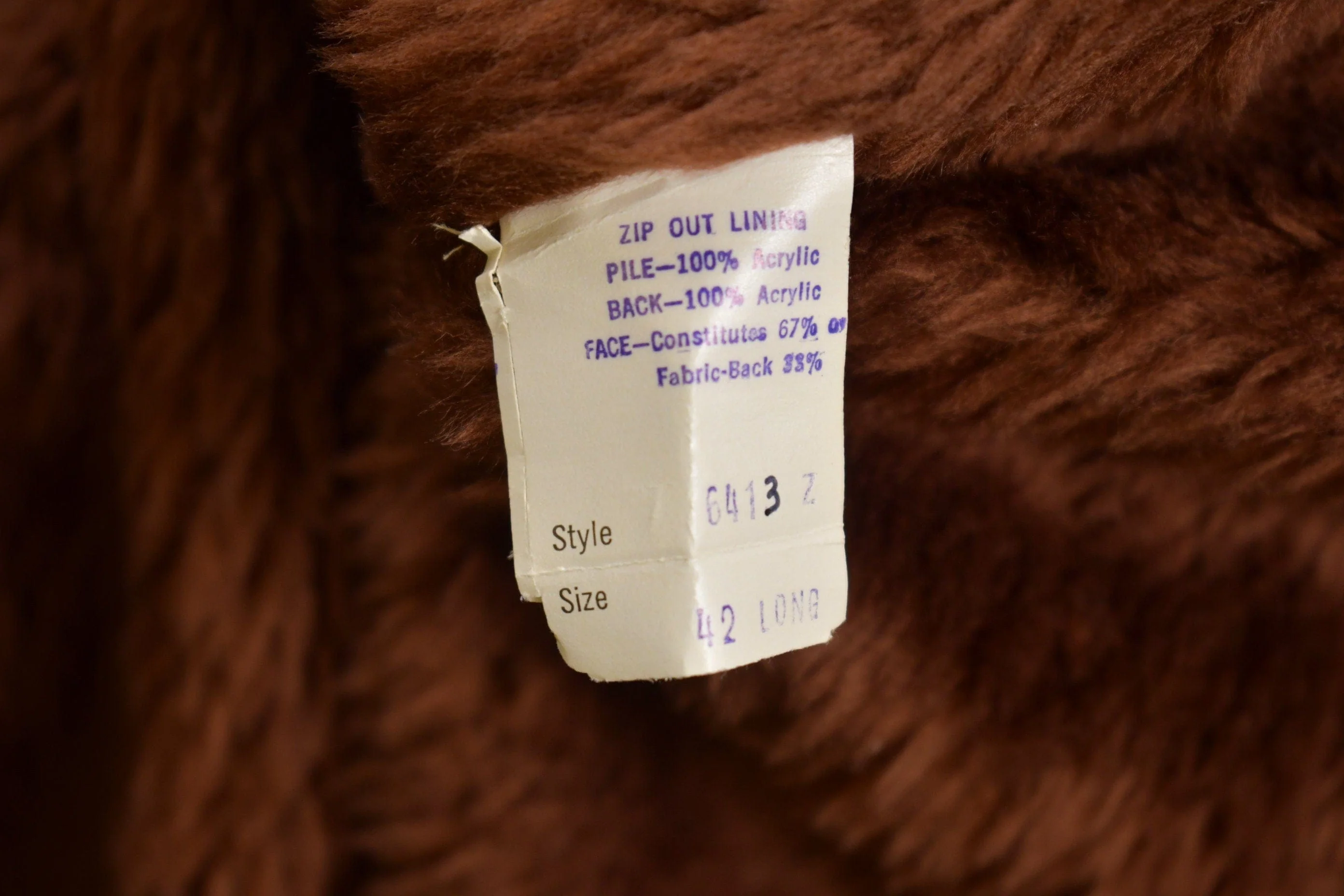 Vintage 1970s Angel Skin Cabretta Leather Full Length Coat Men's Large - Image 5