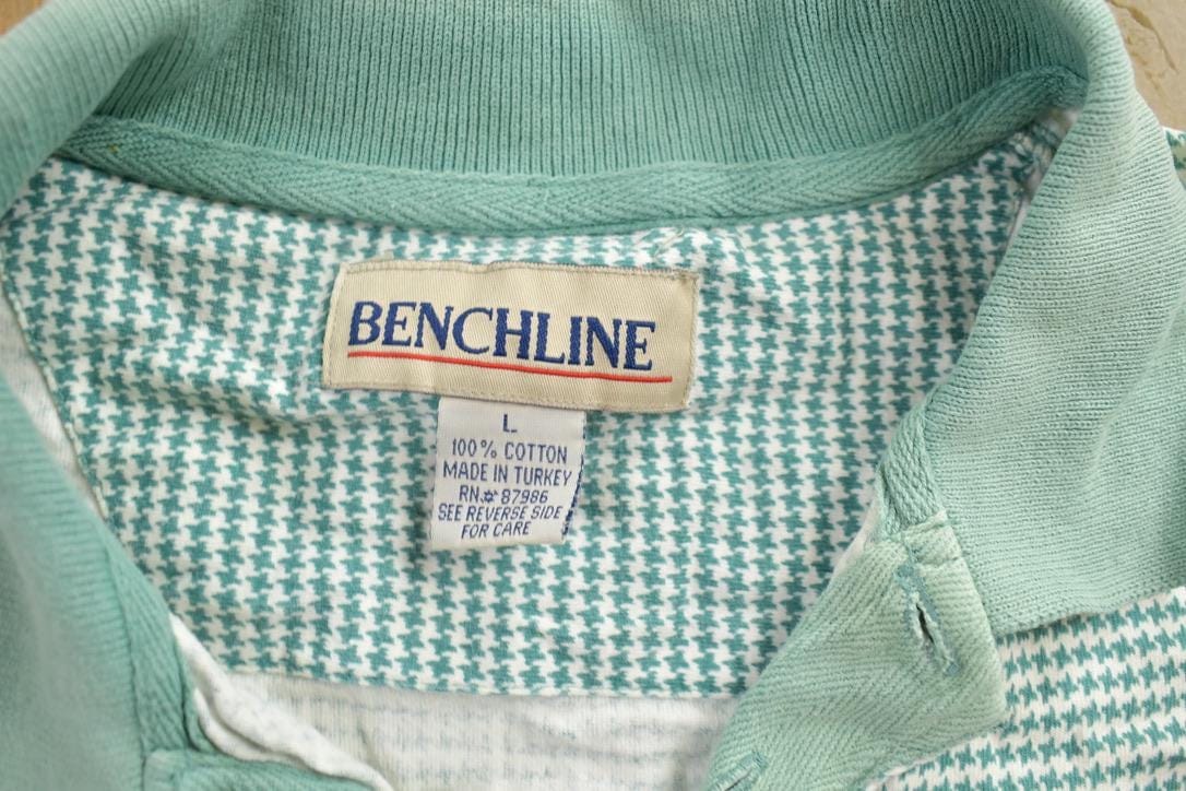 Vintage 1970s Benchline Patterned Collared Shirt Men's S - Image 3