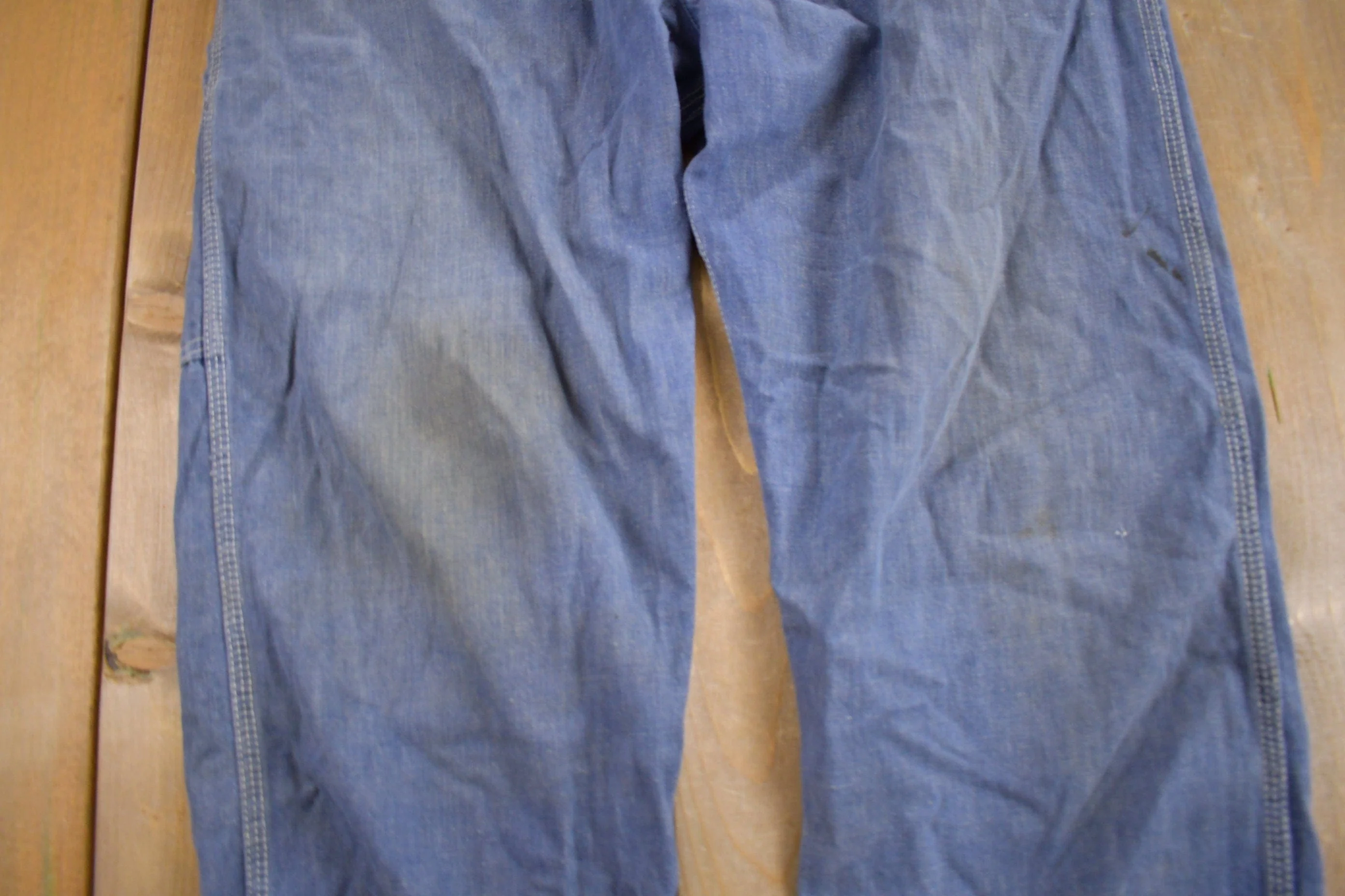 Vintage 1970s Big B Brotherhood Denim Overalls Men's M - Image 5